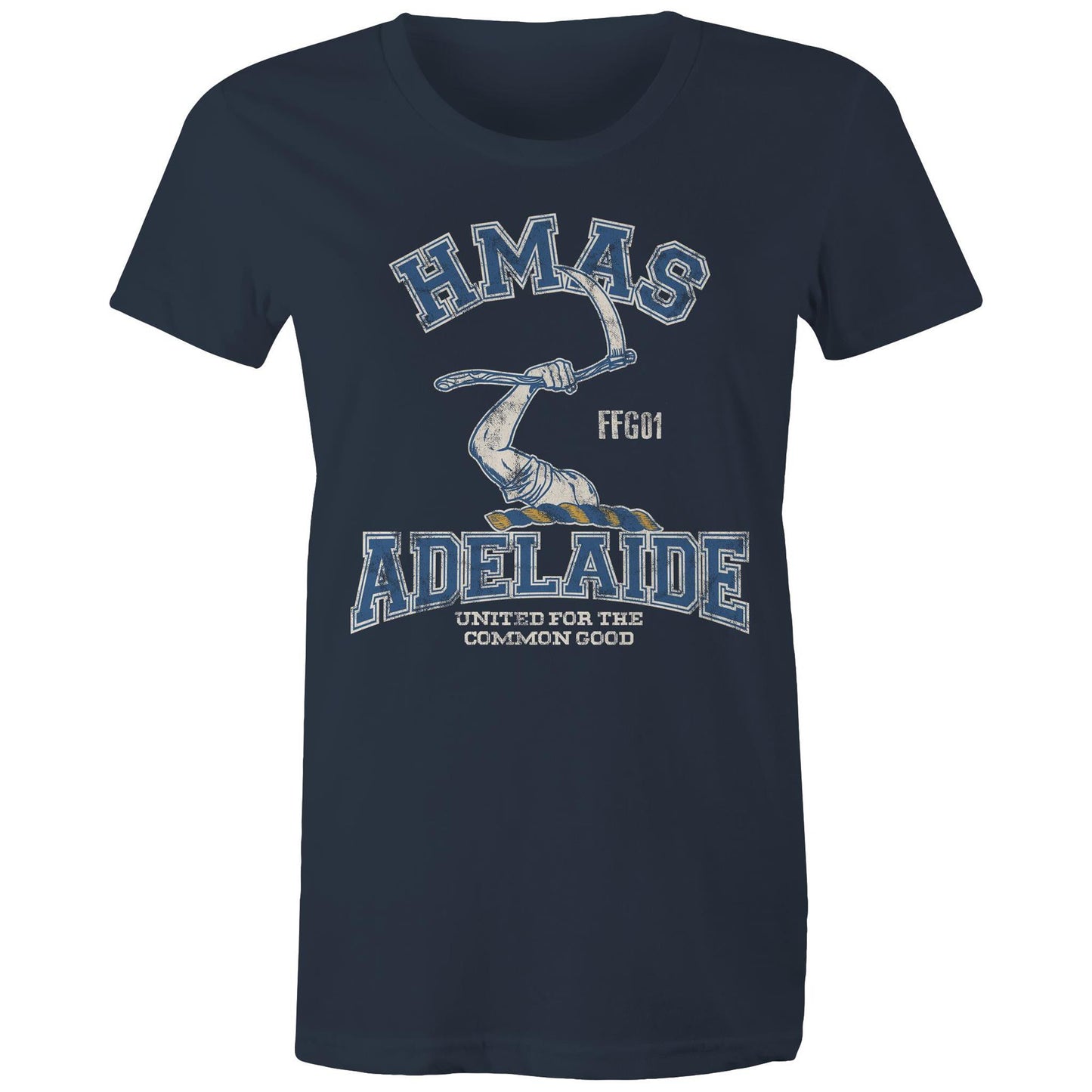 HMAS Adelaide (II) FFG01 Women's T-shirt colour (Style Alpha)