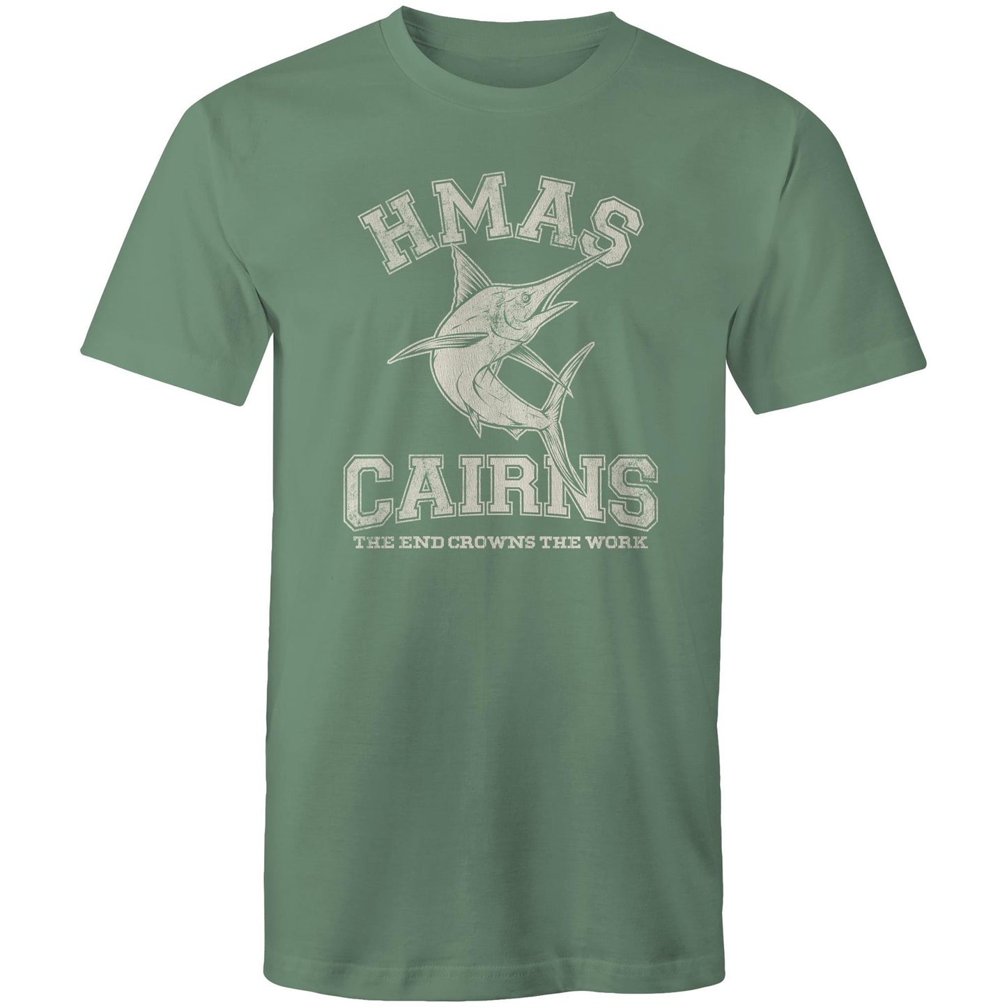 HMAS Cairns Men's T-shirt (style Alpha, white)