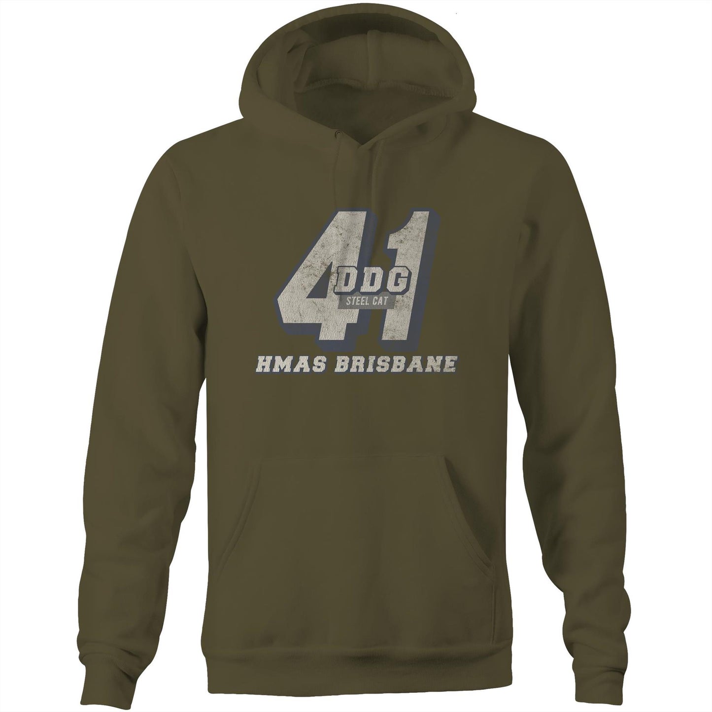 HMAS Brisbane (III) DDG41 Men's Hoodie (style Charlie)