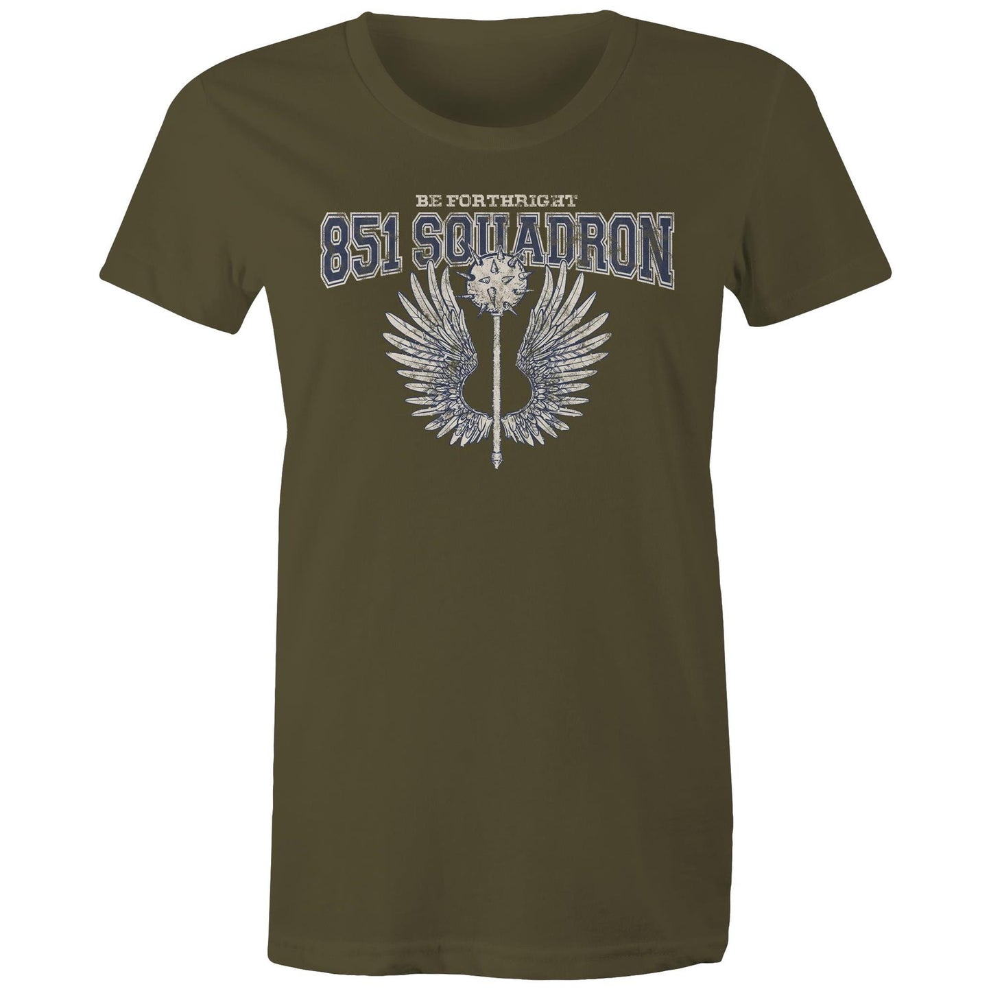 851 Squadron Women's T-shirt (style Alpha, blue)