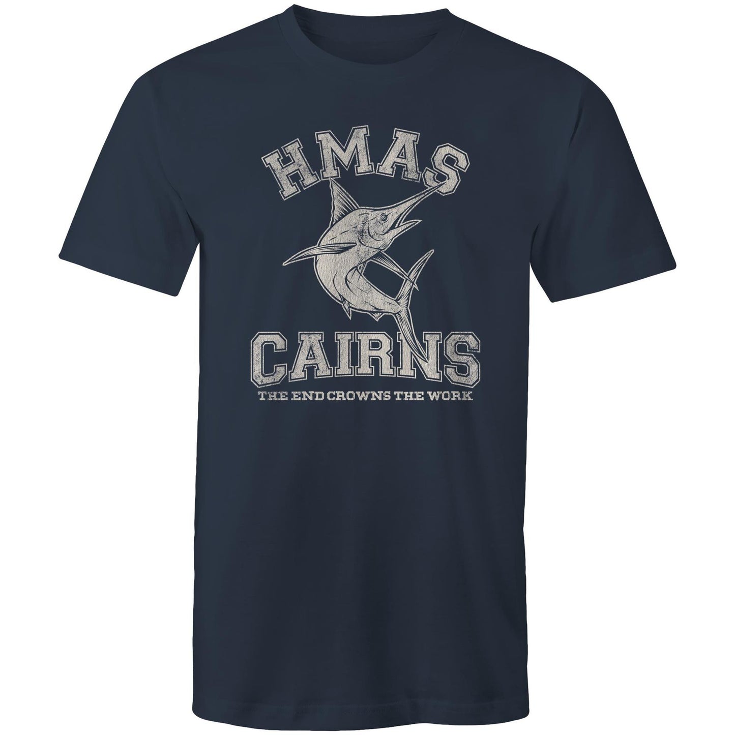 HMAS Cairns Men's T-shirt (style Alpha, white)