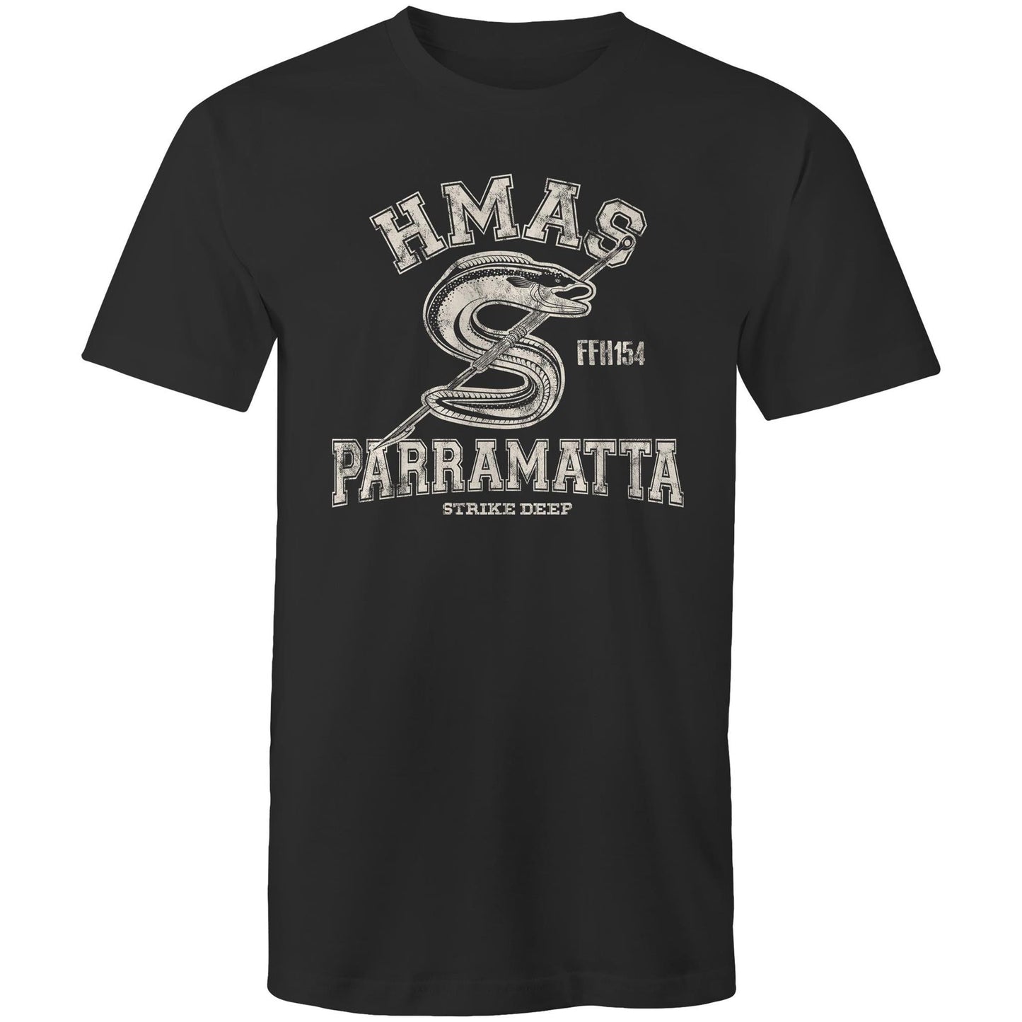 HMAS Parramatta (IV) FFH154 Men's T-shirt (style Alpha, white)