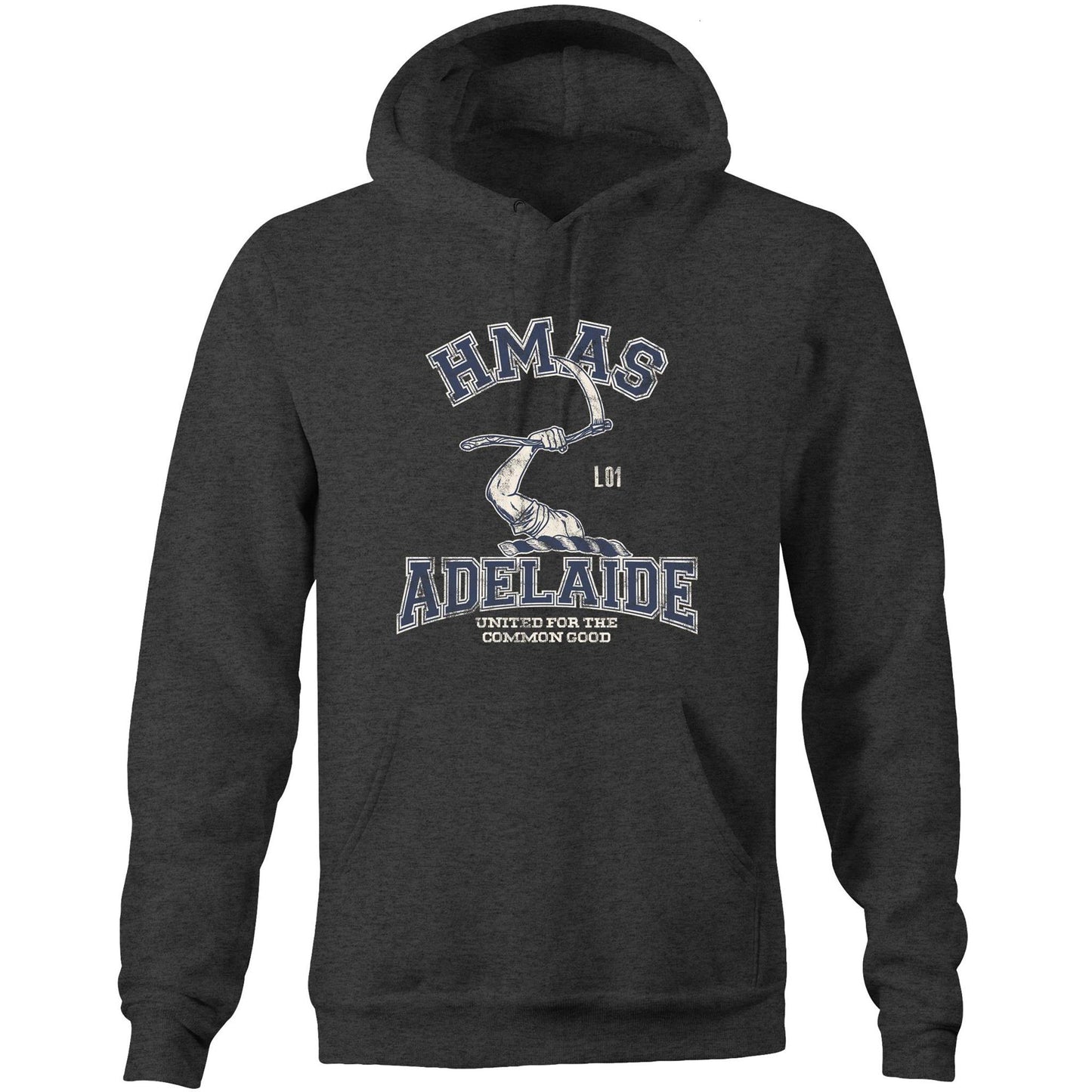 HMAS Adelaide (III) L01 Men's Hoodie (style Alpha)