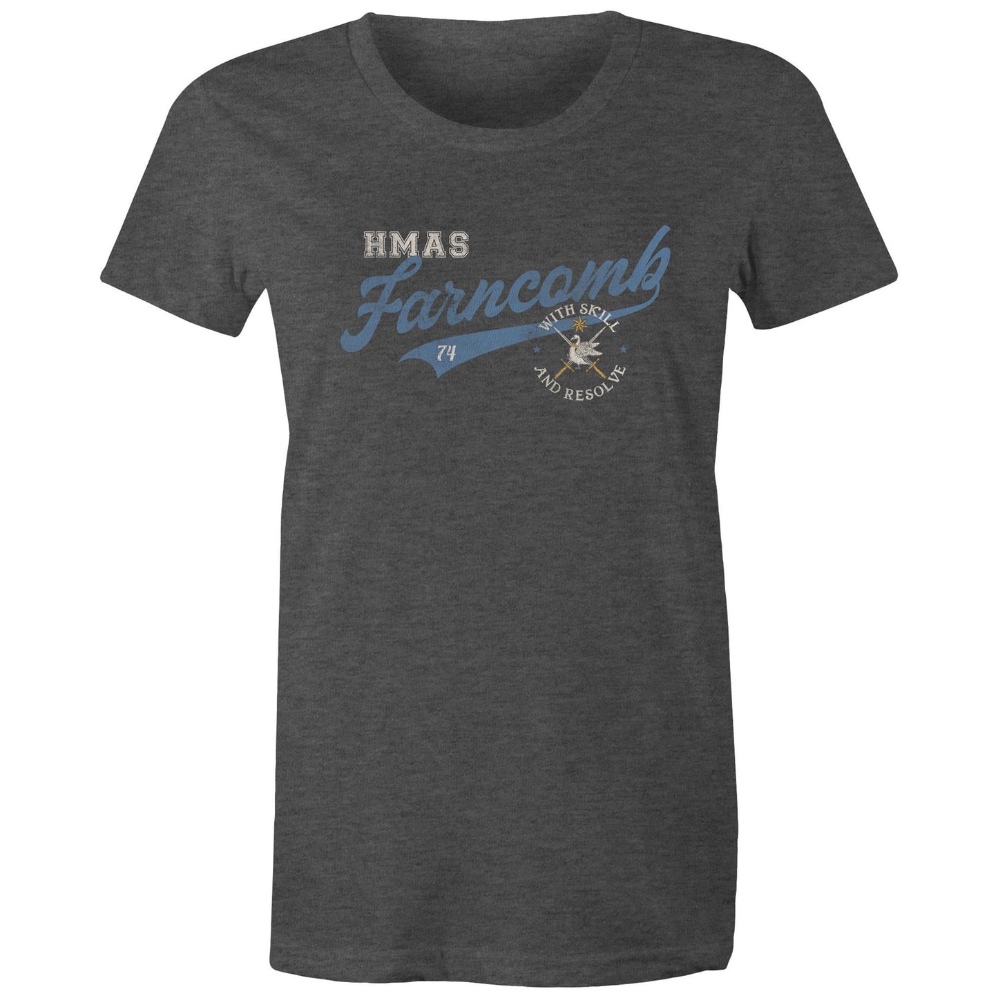 HMAS Farncomb SSG74 Women's T-shirt (style Bravo)