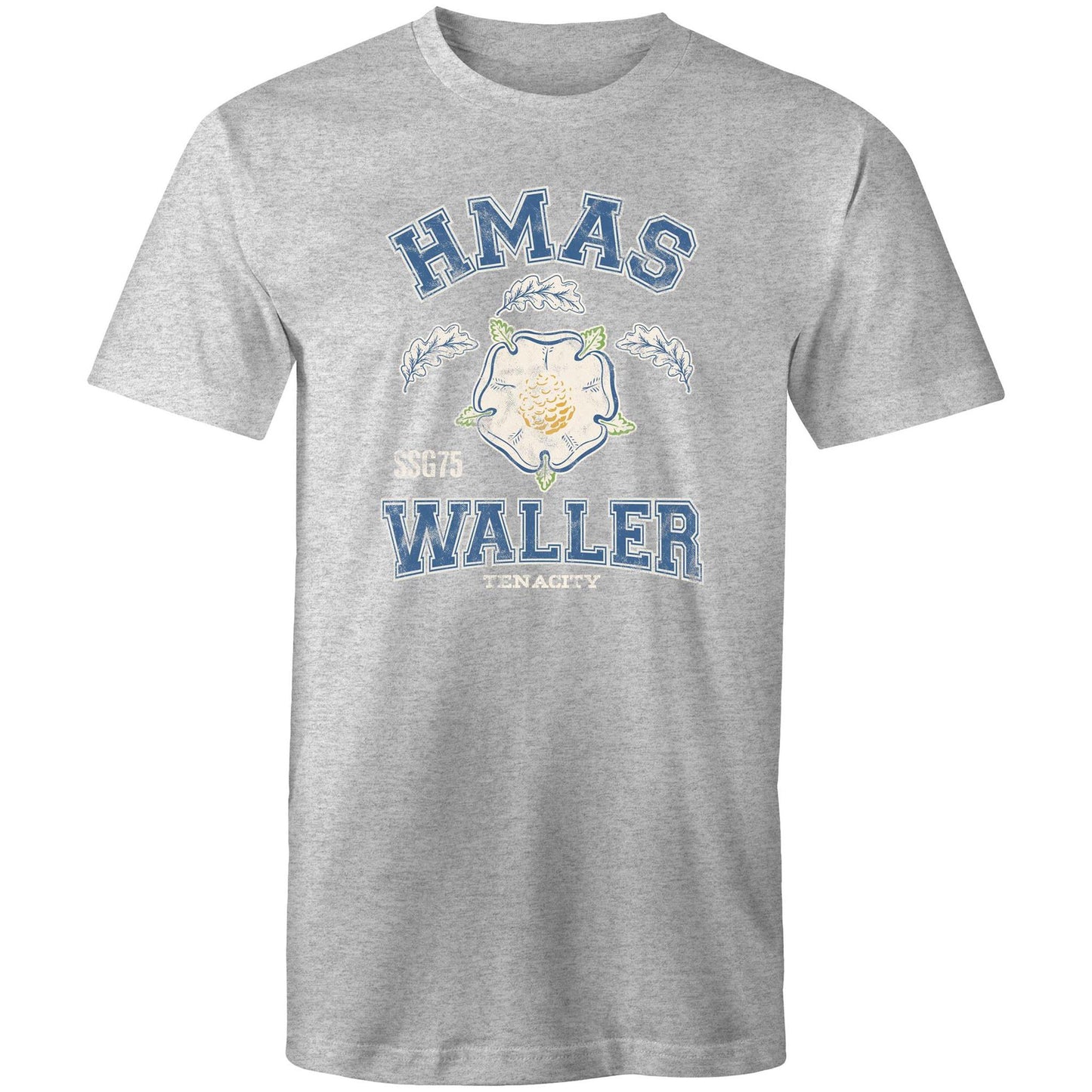 HMAS Waller SSG75 Men's T-shirt (style Alpha, colour)