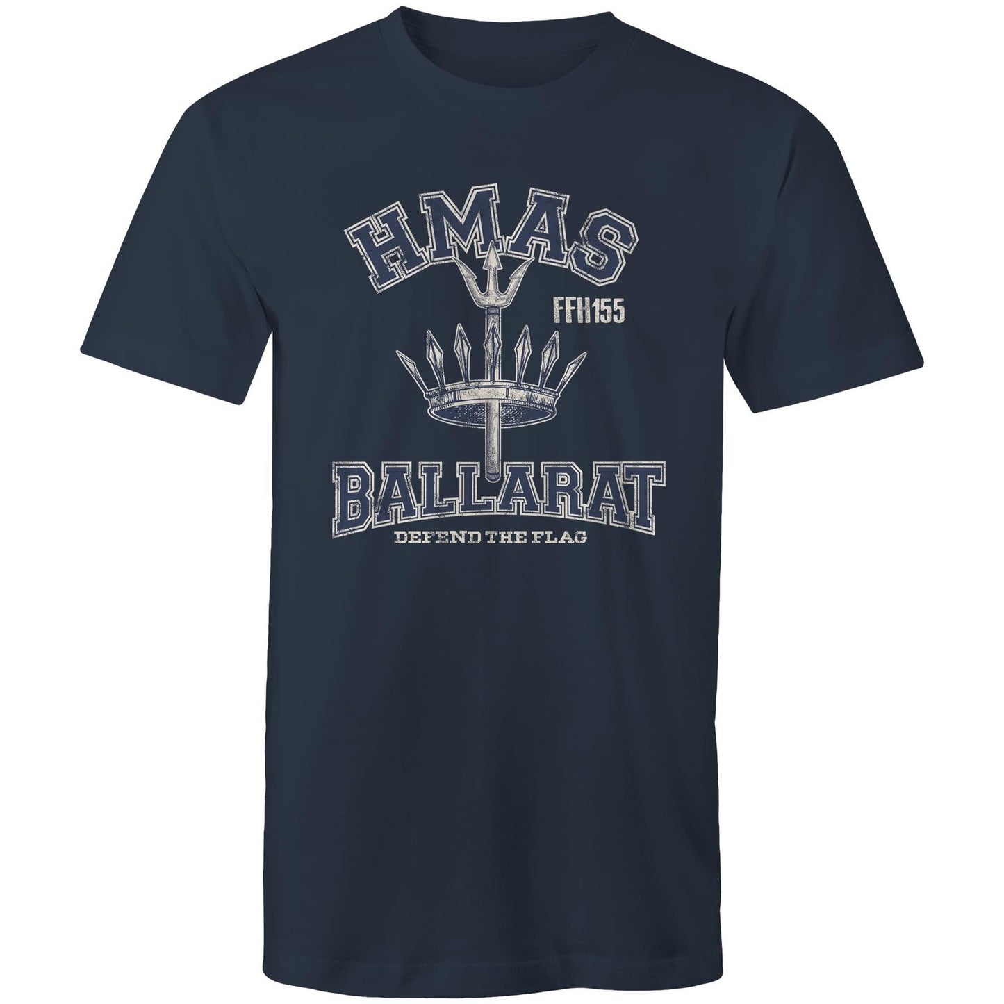 HMAS Ballarat (II) FFH155 Men's T-shirt (style Alpha, blue)
