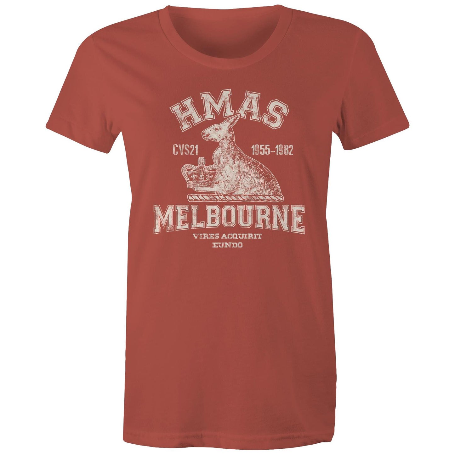 HMAS Melbourne (II) CVS21 Women's T-shirt (style Alpha, white)