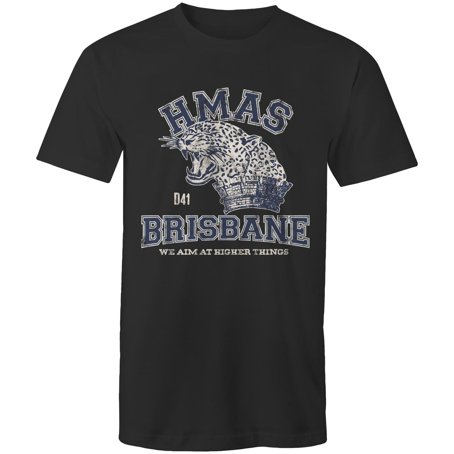 HMAS Brisbane (II) D42 Men's T-shirt (style Alpha, blue)