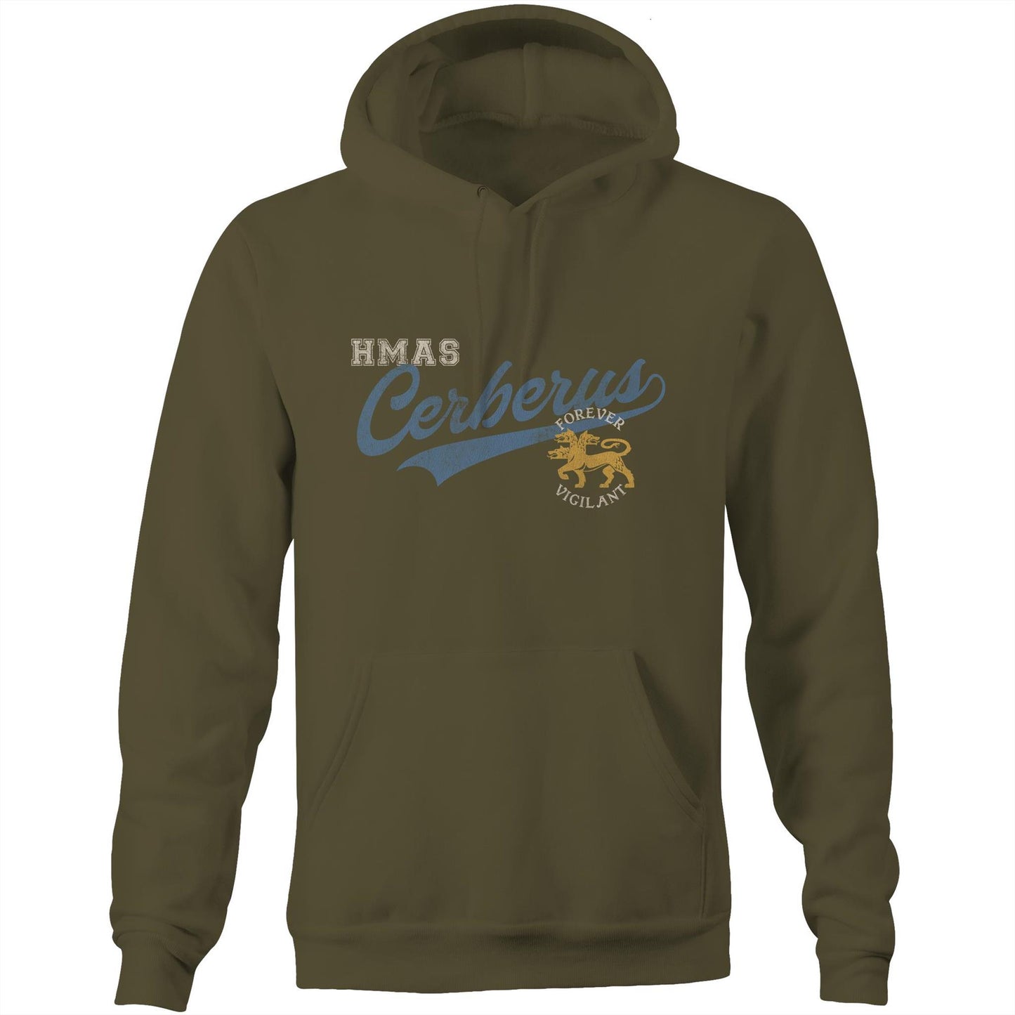HMAS Cerberus Men's Hoodie (style Bravo)