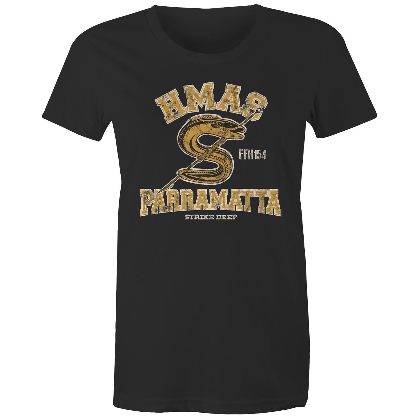 HMAS Parramatta (IV) FFH154 Women's T-shirt (style Alpha, colour)