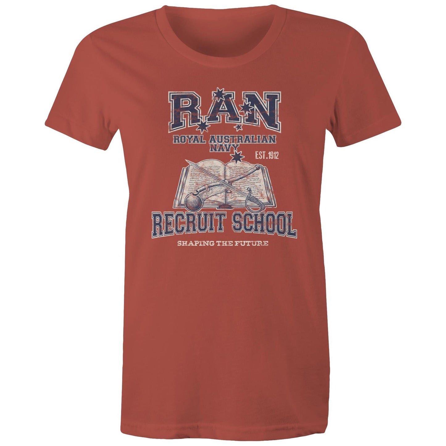 RAN Recruit School Women's T-shirt (style Alpha, blue)