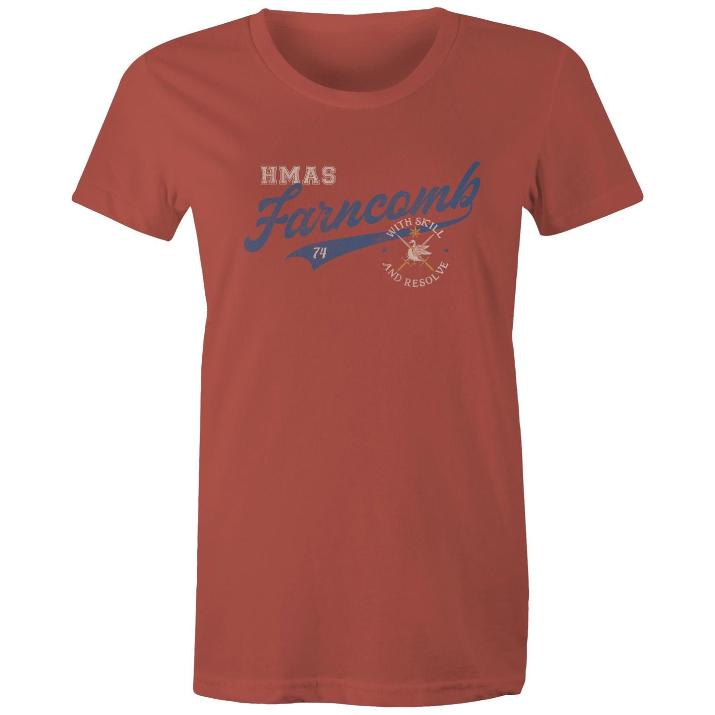 HMAS Farncomb SSG74 Women's T-shirt (style Bravo)