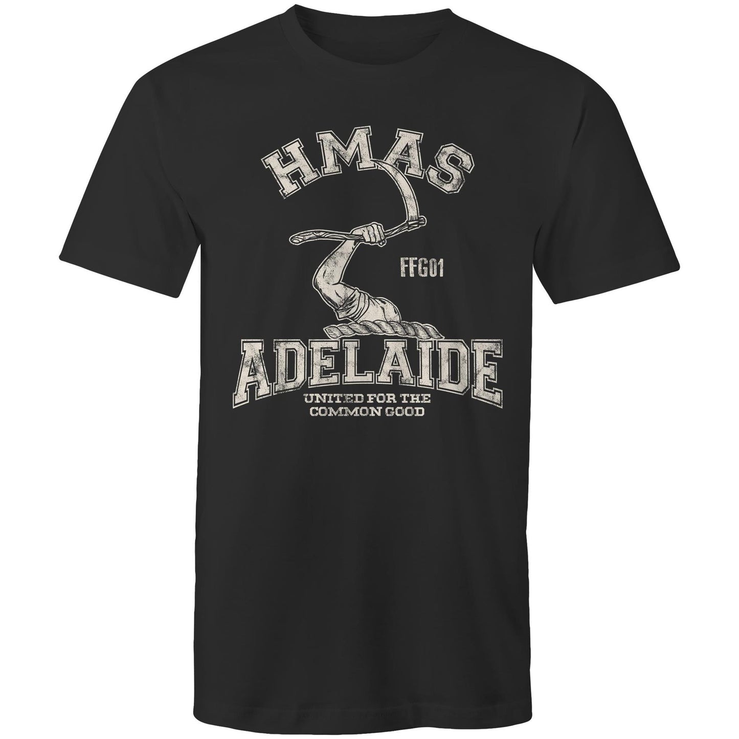 HMAS Adelaide (II) FFG01 Men's T-shirt white (Style Alpha)