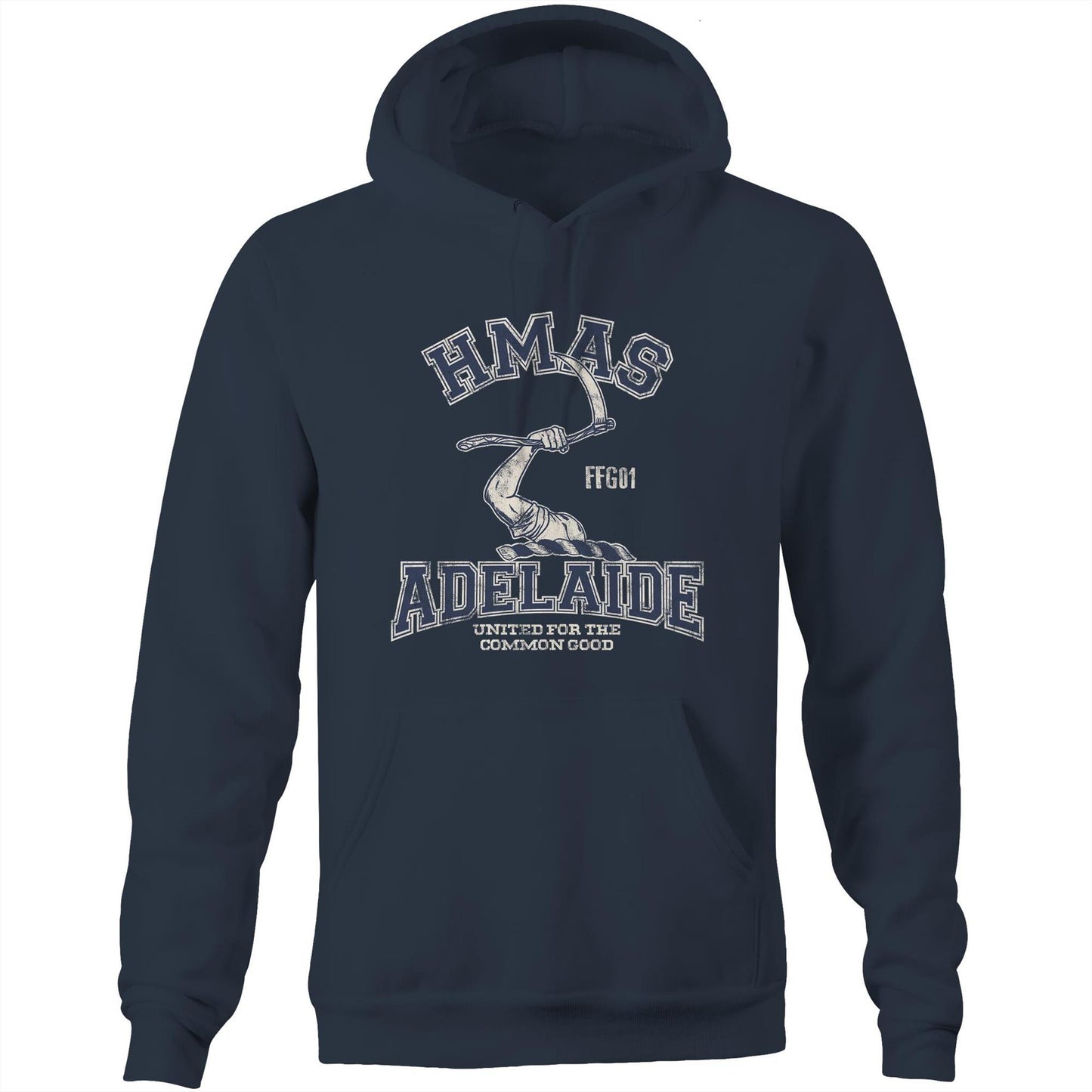 HMAS Adelaide (II) FFG01 Men's Hoodie (Style Alpha)