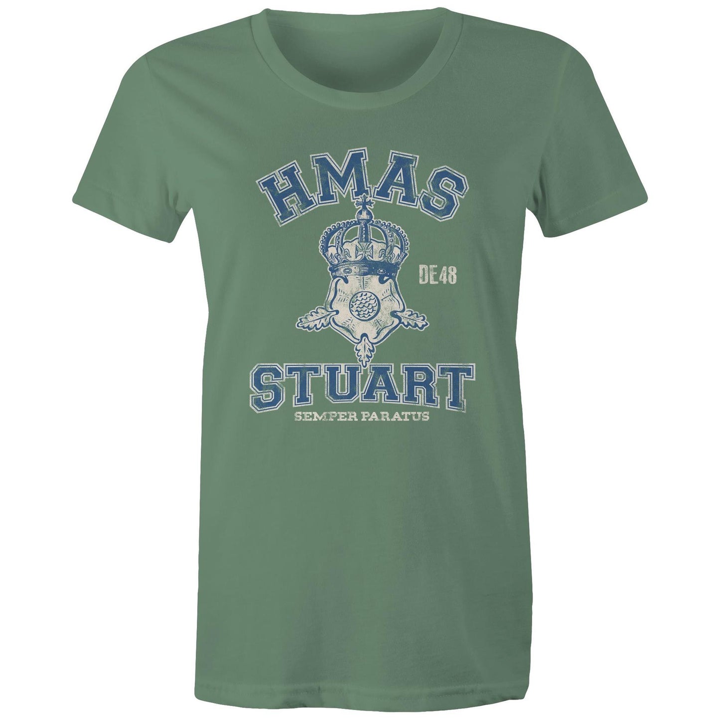 HMAS Stuart (II) DE48 Women's T-shirt (style Alpha, colour)