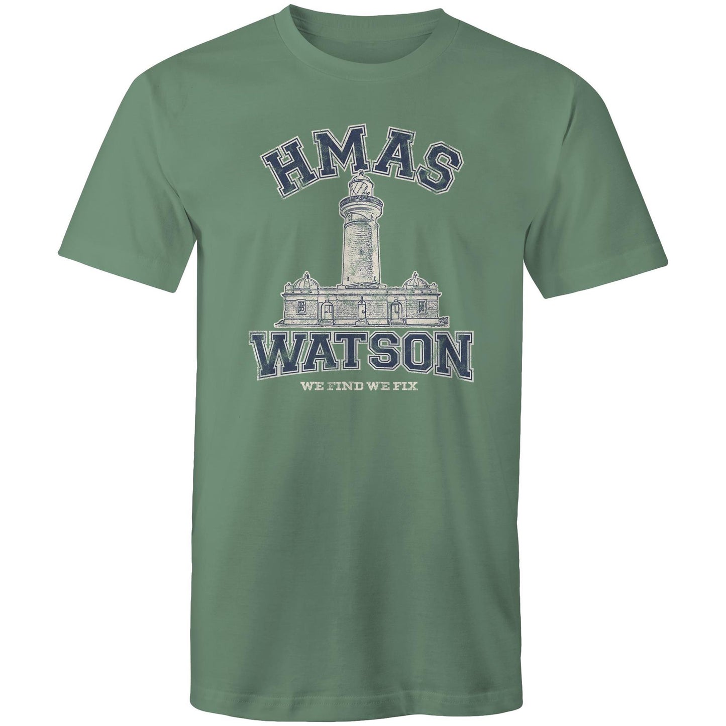 HMAS Watson Men's T-shirt (style Alpha, blue)