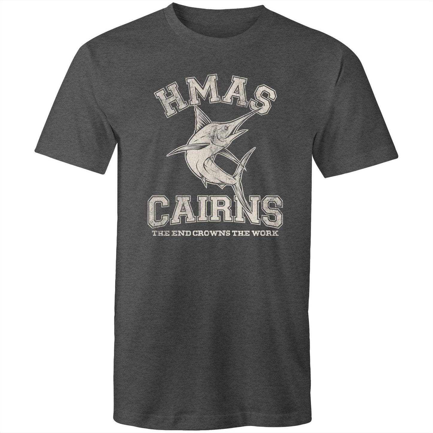 HMAS Cairns Men's T-shirt (style Alpha, white)