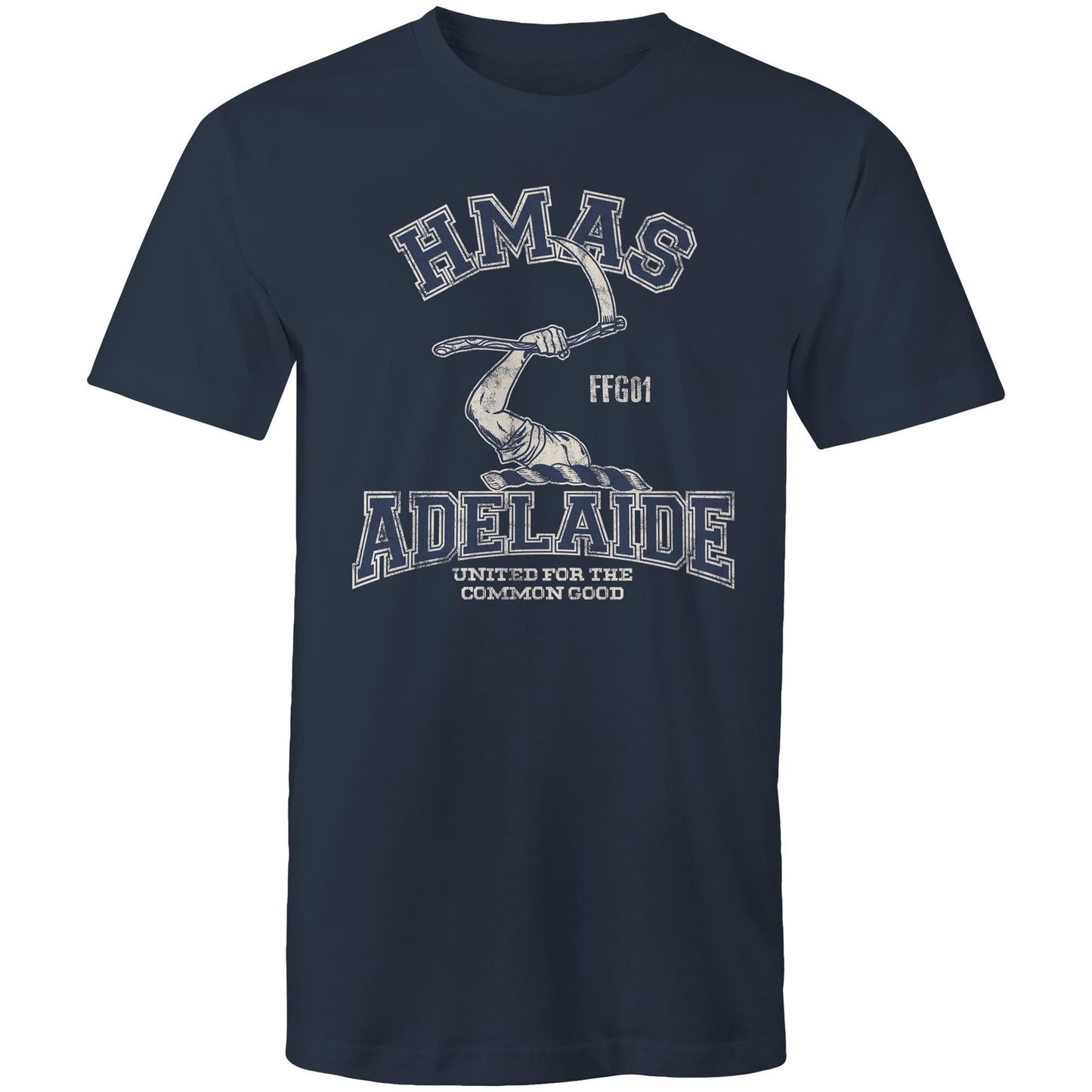 HMAS Adelaide (II) FFG01 Men's T-shirt blue (Style Alpha)