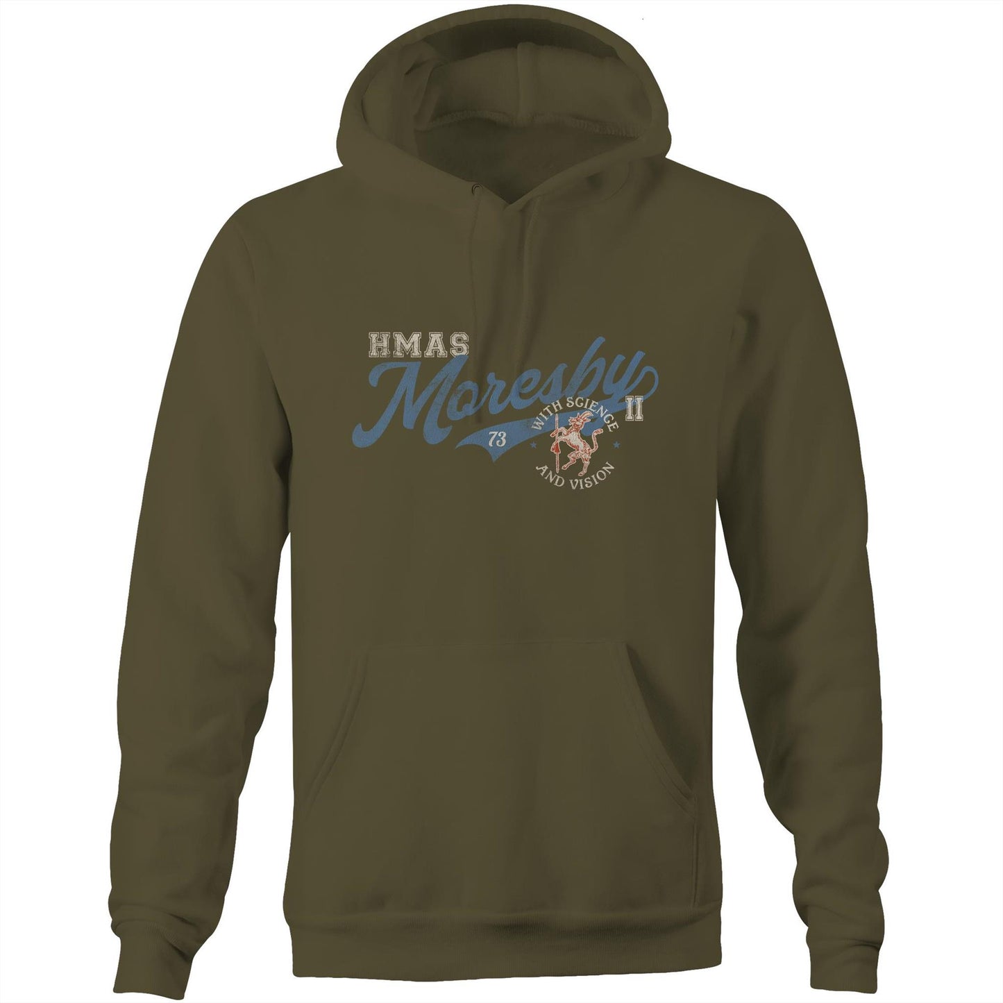 HMAS Moresby (II) A73 Men's Hoodie (style Bravo)