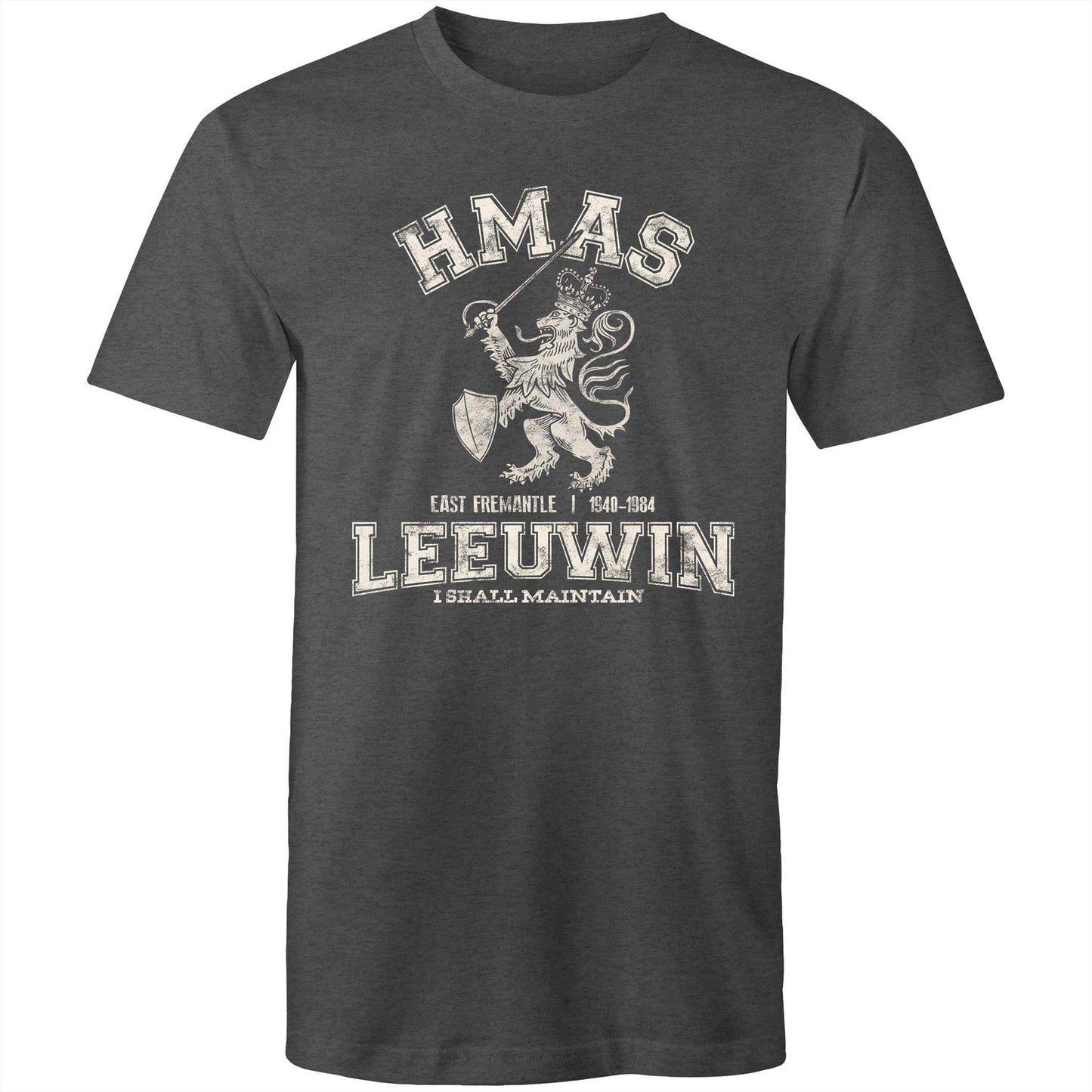 HMAS Leeuwin Men's T-shirt (style Alpha, white)