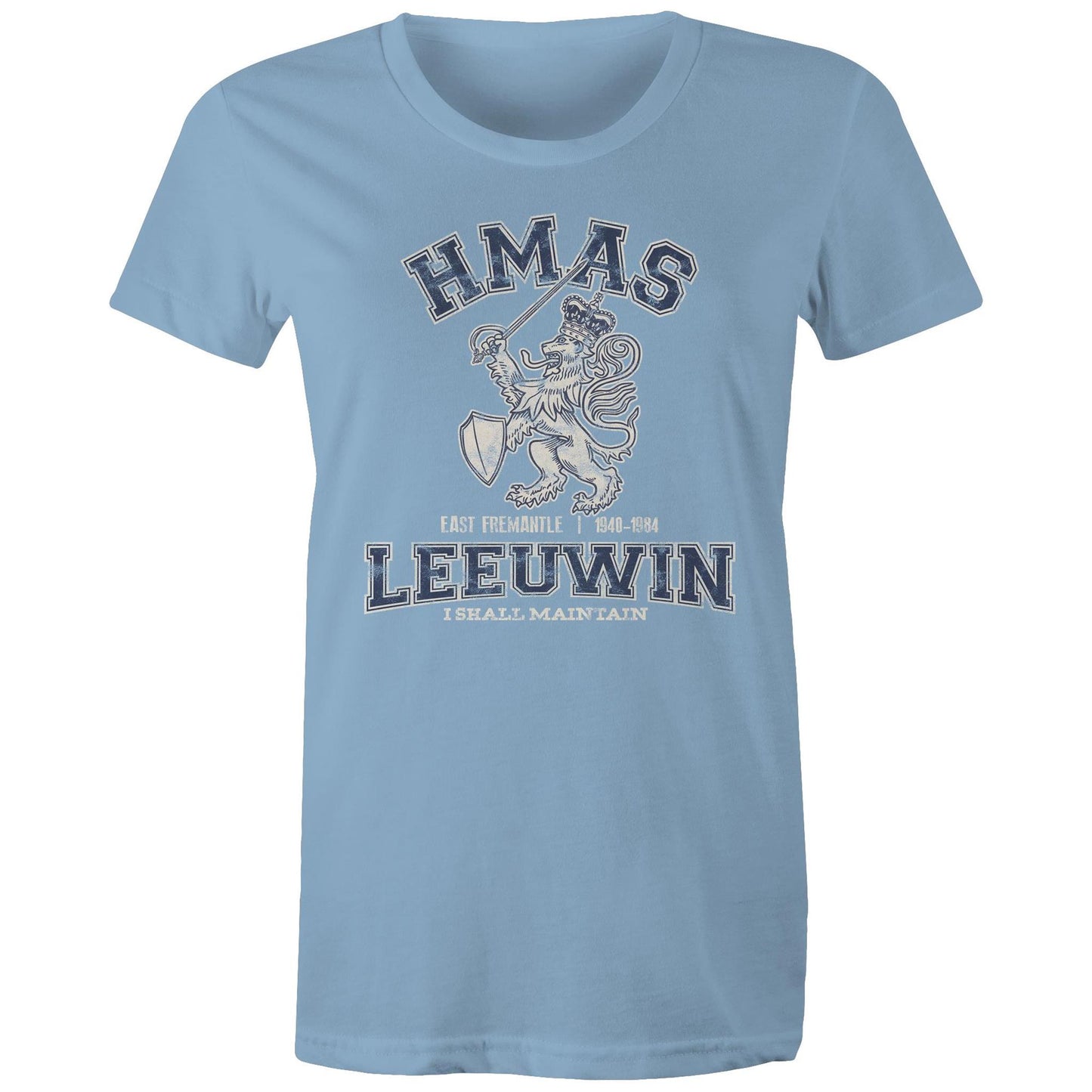 HMAS Leeuwin Women's T-shirt (style Alpha, blue)