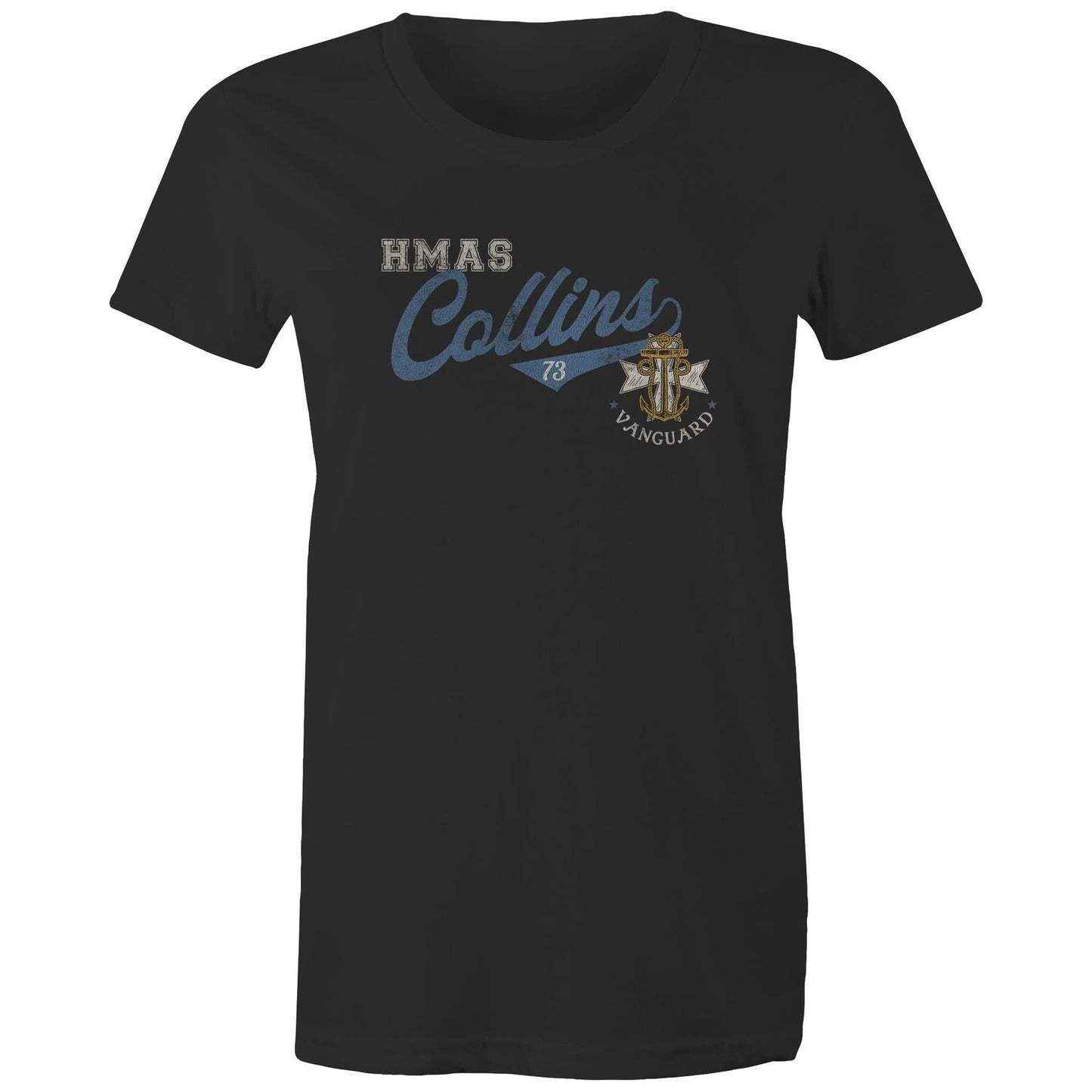HMAS Collins SSG73 Women's T-shirt (style Bravo)