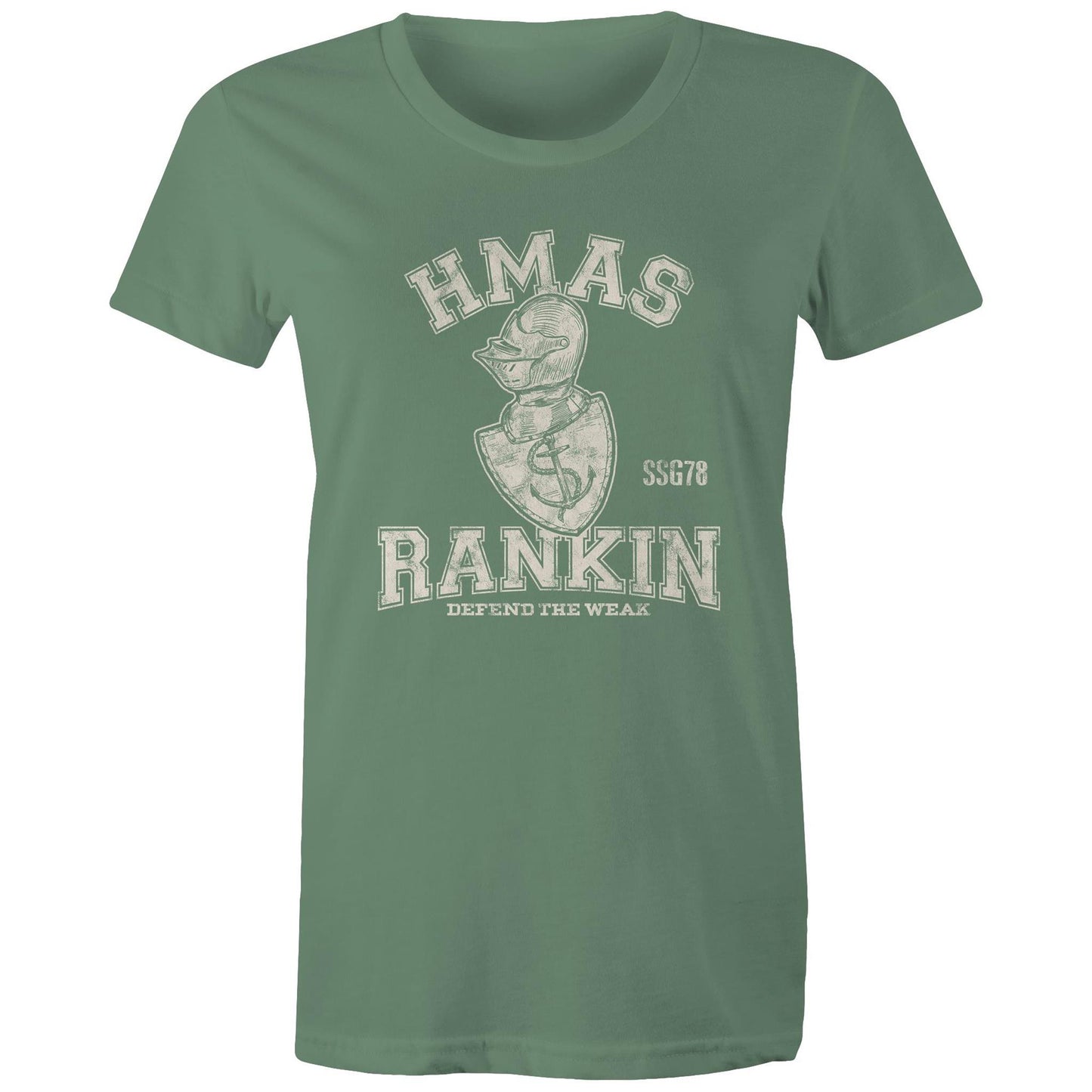 HMAS Rankin SSG78 Women's T-shirt (style Alpha, white)