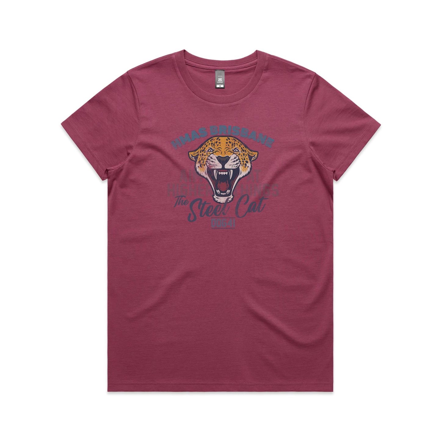 HMAS Brisbane (III) DDG41 Women's T-shirt (Mascot style 1)