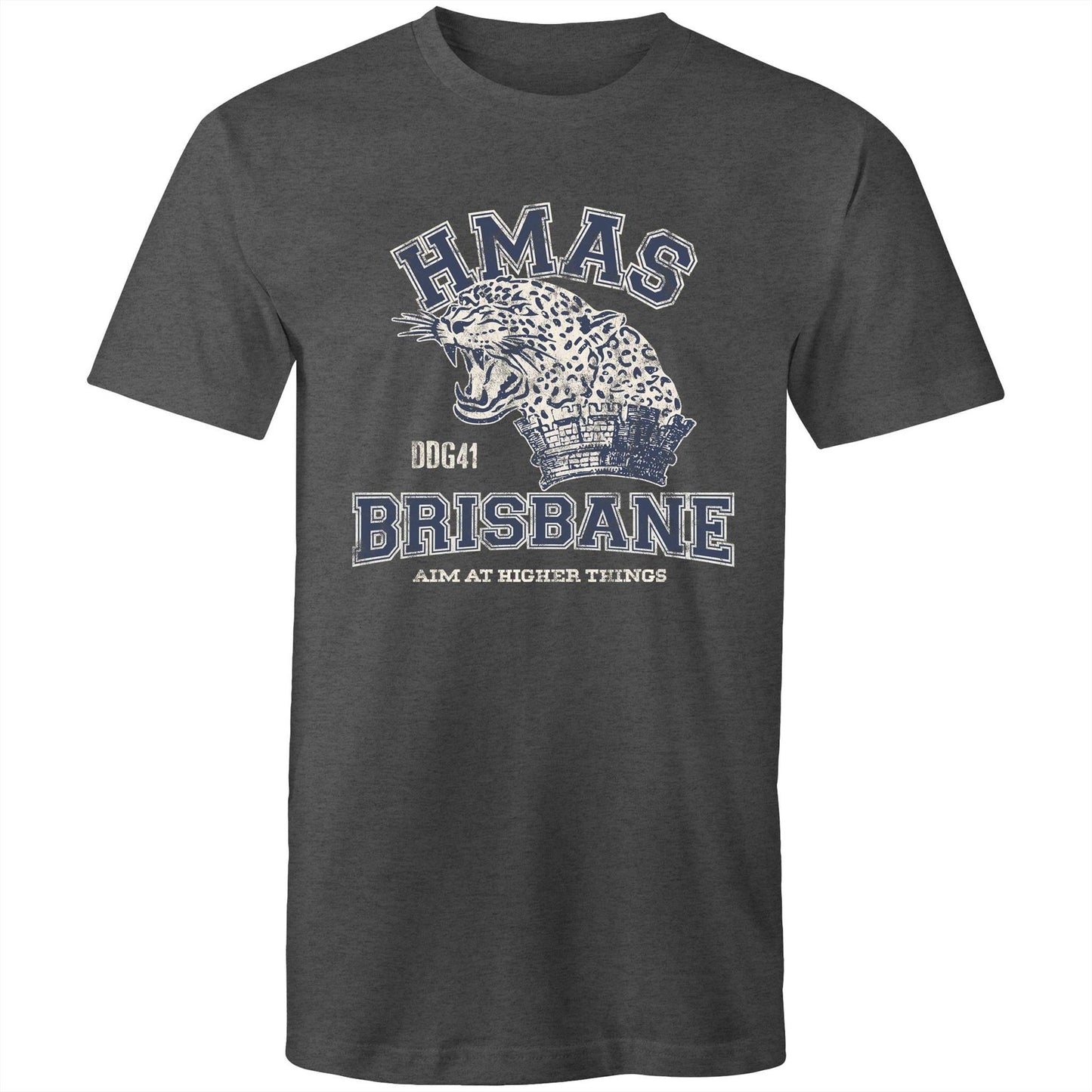 HMAS Brisbane (III) DDG41 Men's T-shirt (style Alpha, blue)