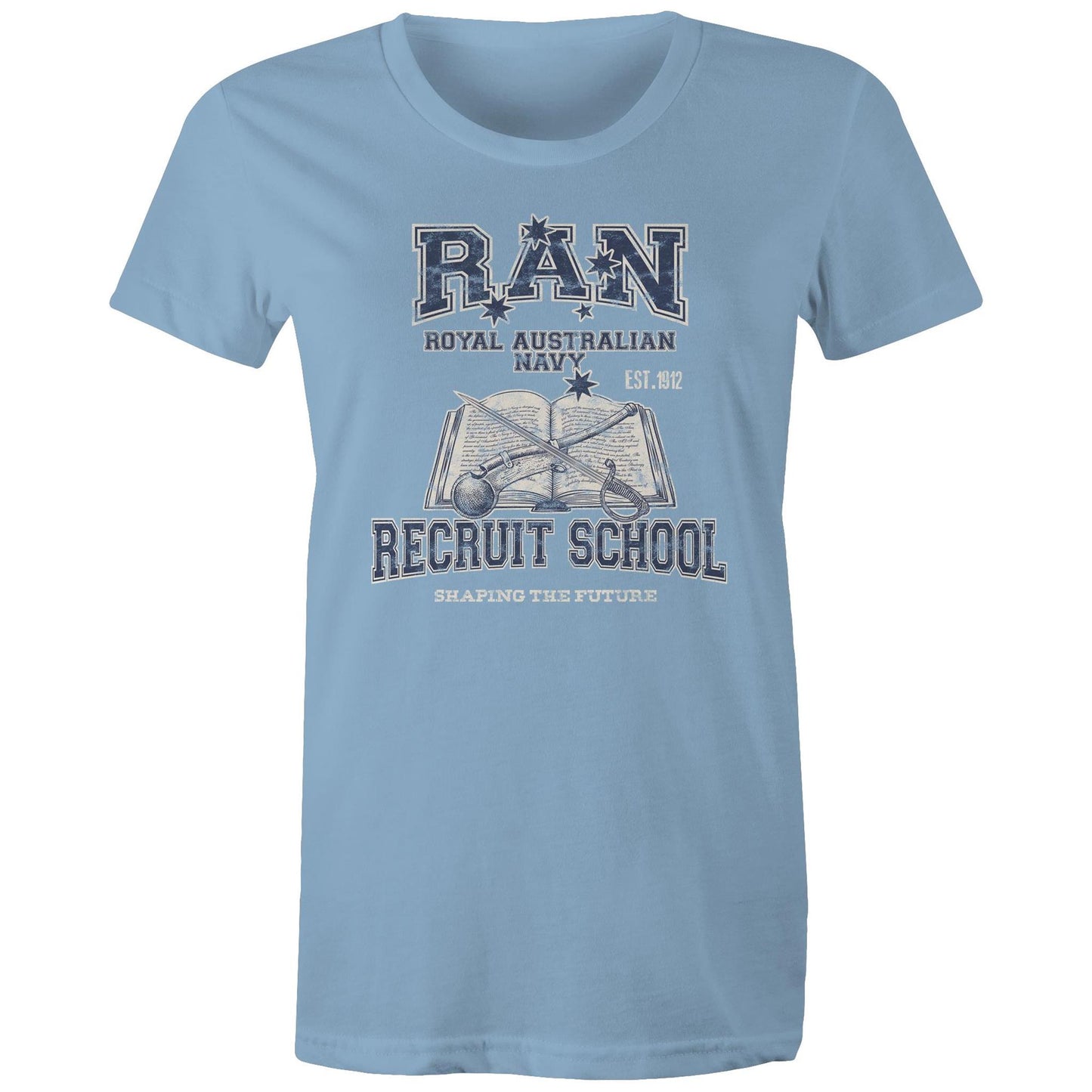 RAN Recruit School Women's T-shirt (style Alpha, blue)