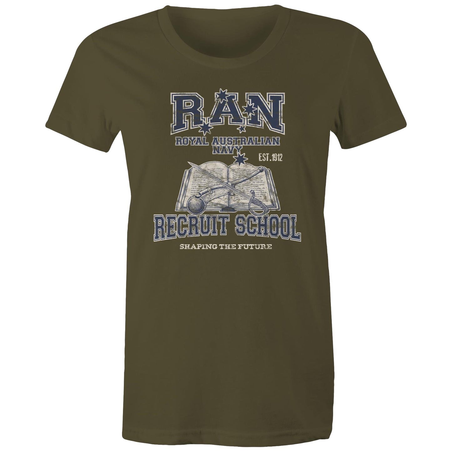 RAN Recruit School Women's T-shirt (style Alpha, blue)