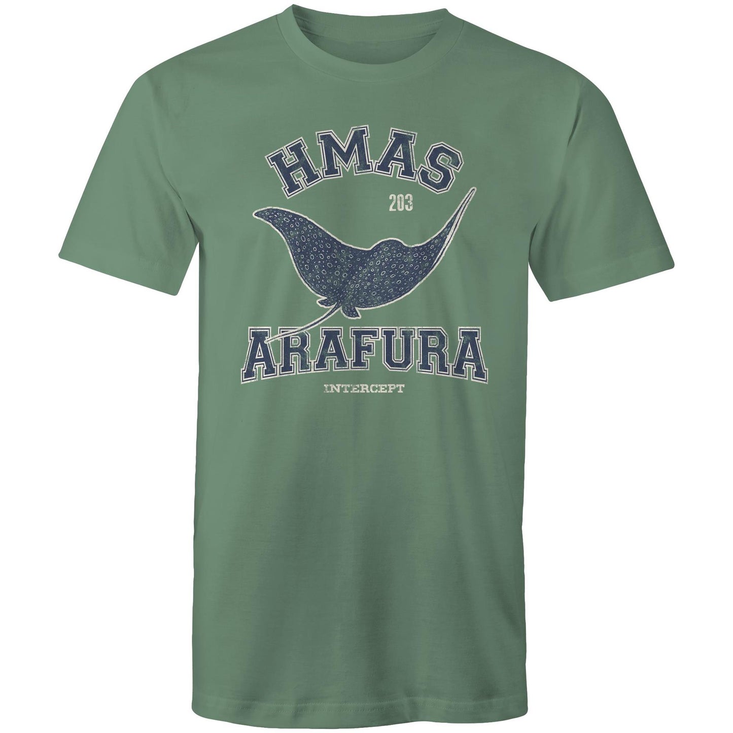 HMAS Arafura OPV203 Men's T-shirt (style Alpha, blue)