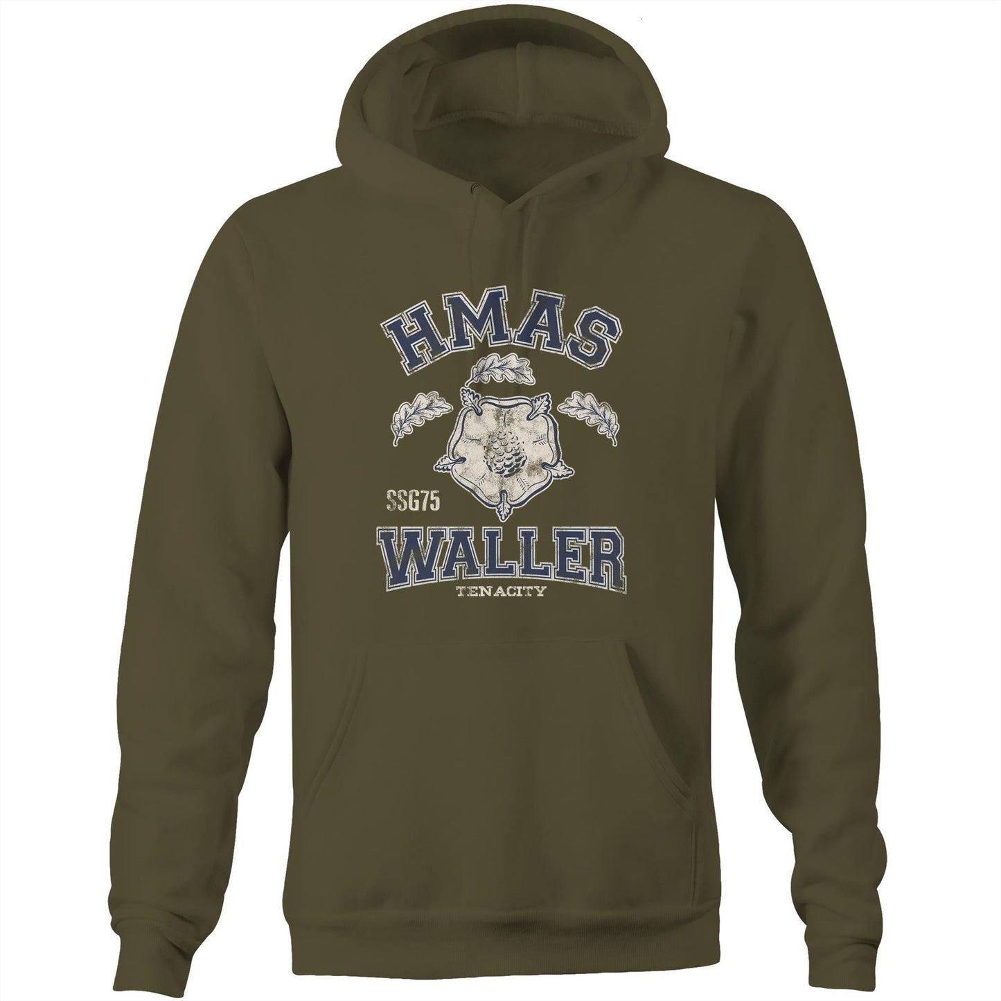 HMAS Waller SSG75 Men's Hoodie (style Alpha)