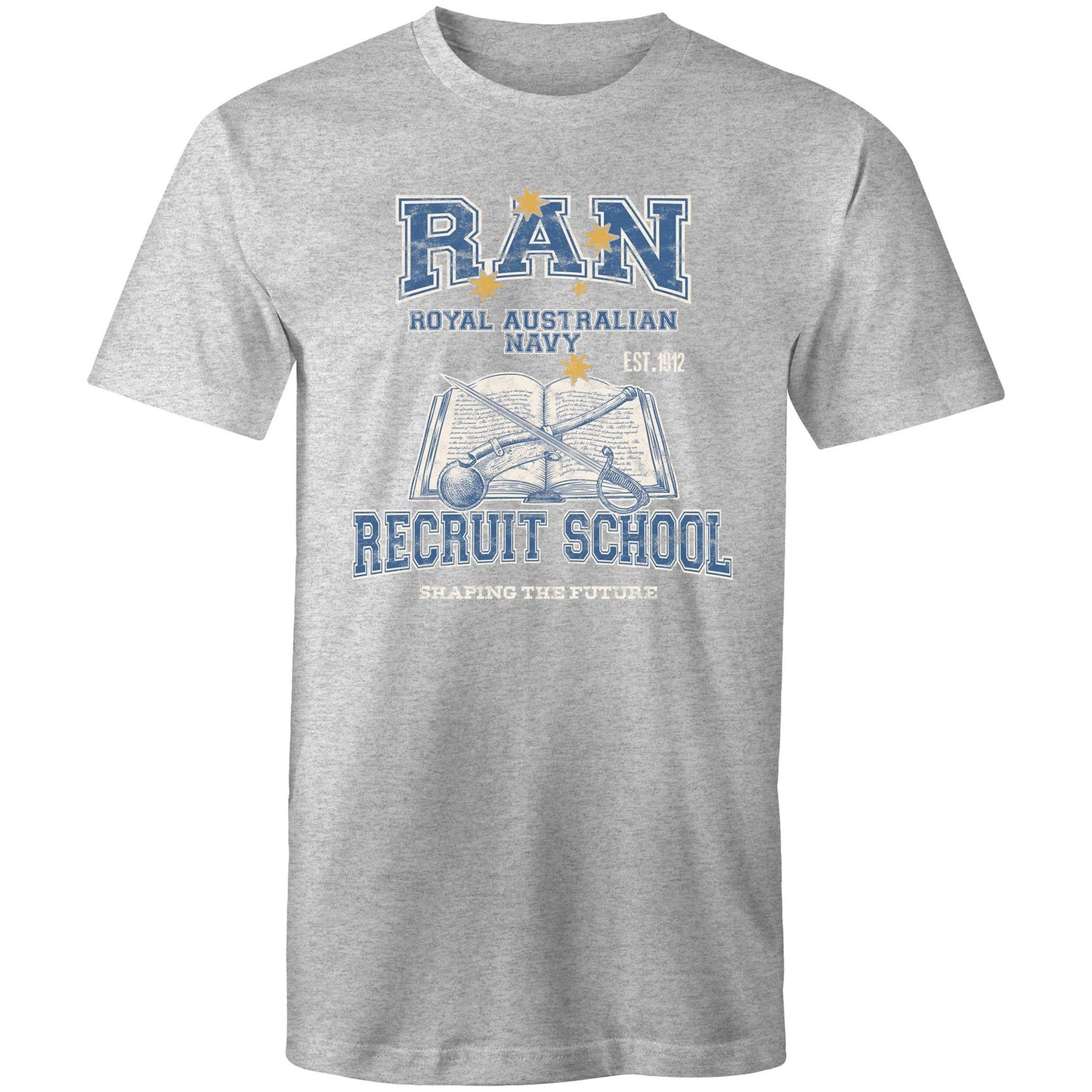 RAN Recruit School Men's T-shirt (style Alpha, colour)