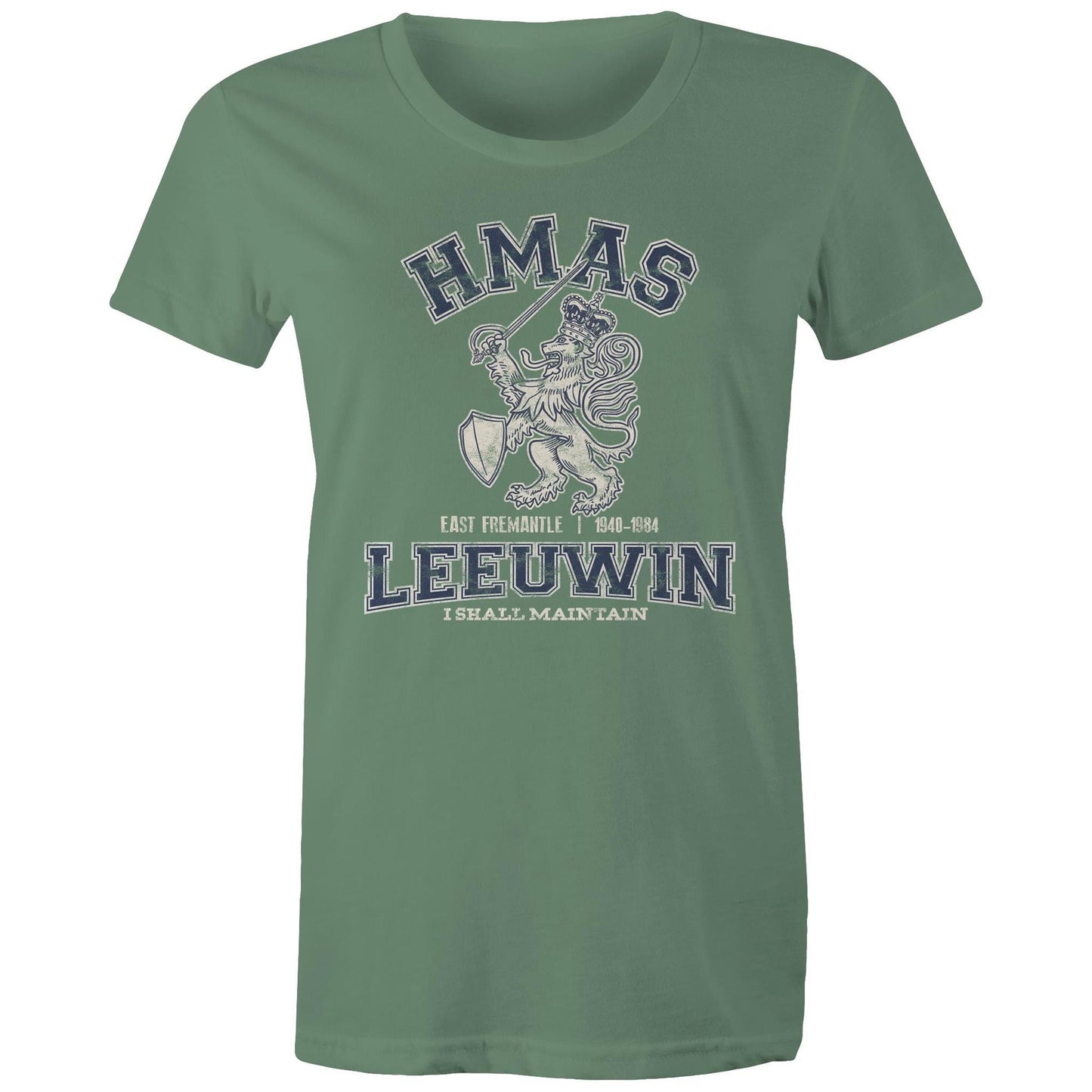 HMAS Leeuwin Women's T-shirt (style Alpha, blue)