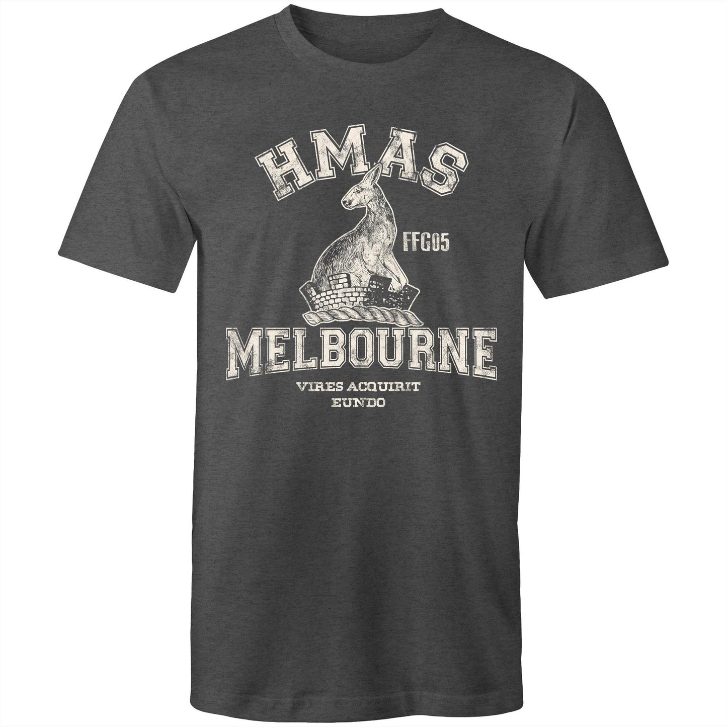 HMAS Melbourne (III) FFG05 Men's T-shirt (style Alpha, white)