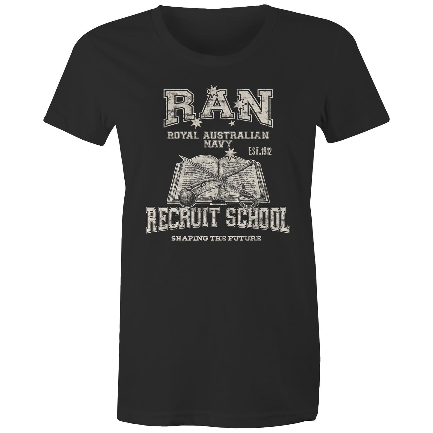 RAN Recruit School Women's T-shirt (style Alpha, white)