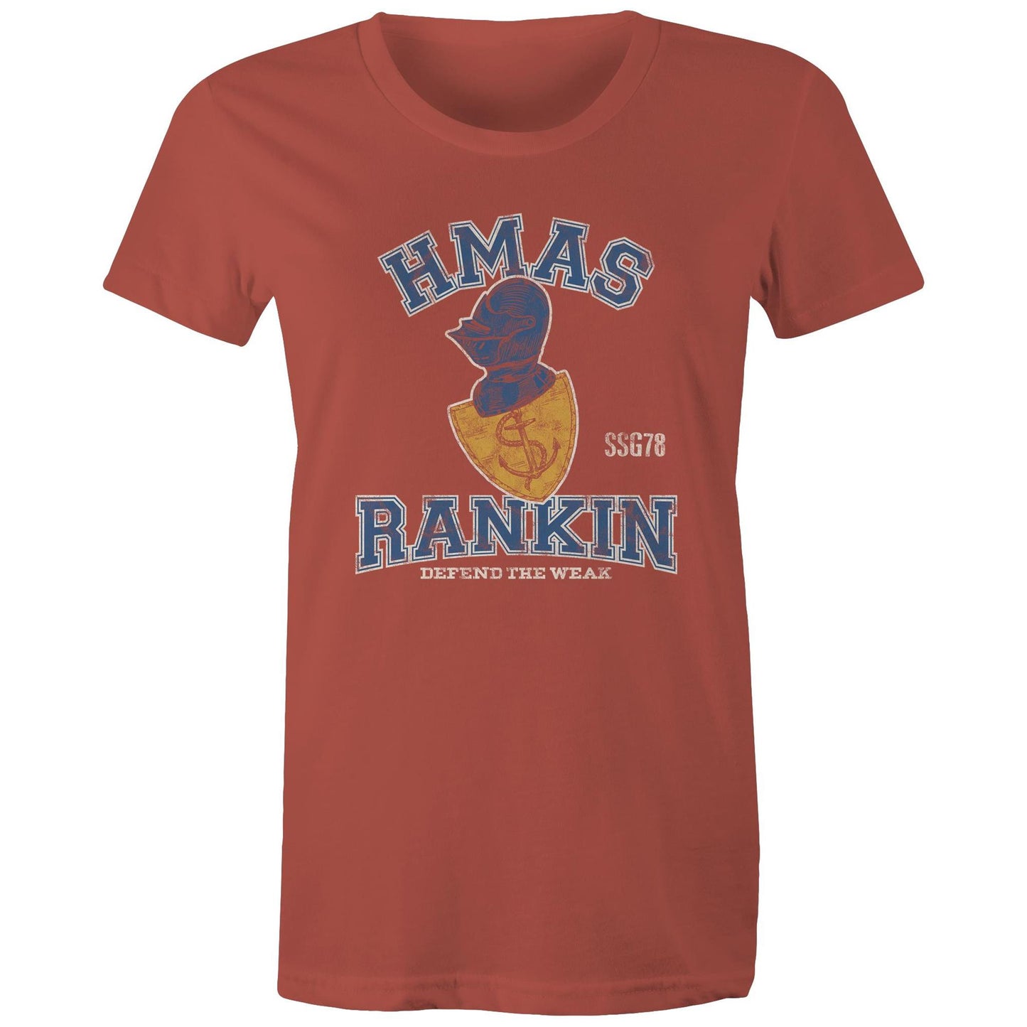 HMAS Rankin SSG78 Women's T-shirt (style Alpha, colour)