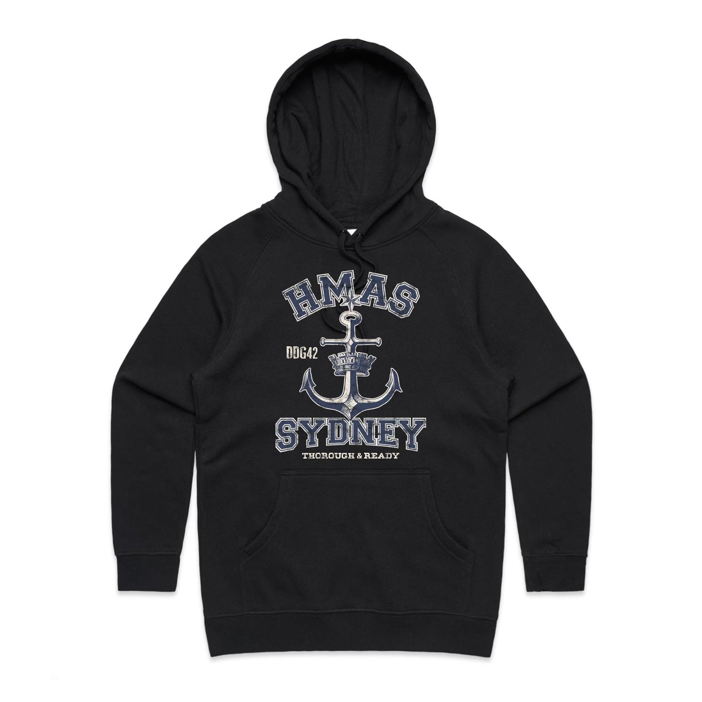 HMAS Sydney (V) DDG42 Women's Hoodie (style Alpha)