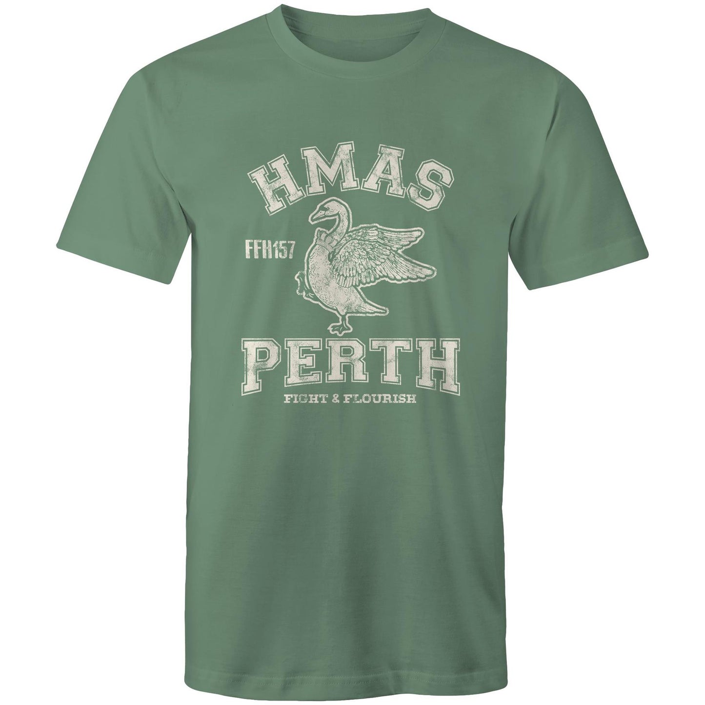 HMAS Perth (III) FFH157 Men's T-shirt (style Alpha, white)