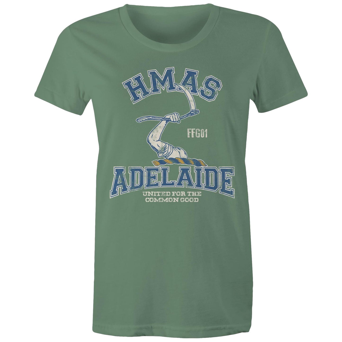 HMAS Adelaide (II) FFG01 Women's T-shirt colour (Style Alpha)
