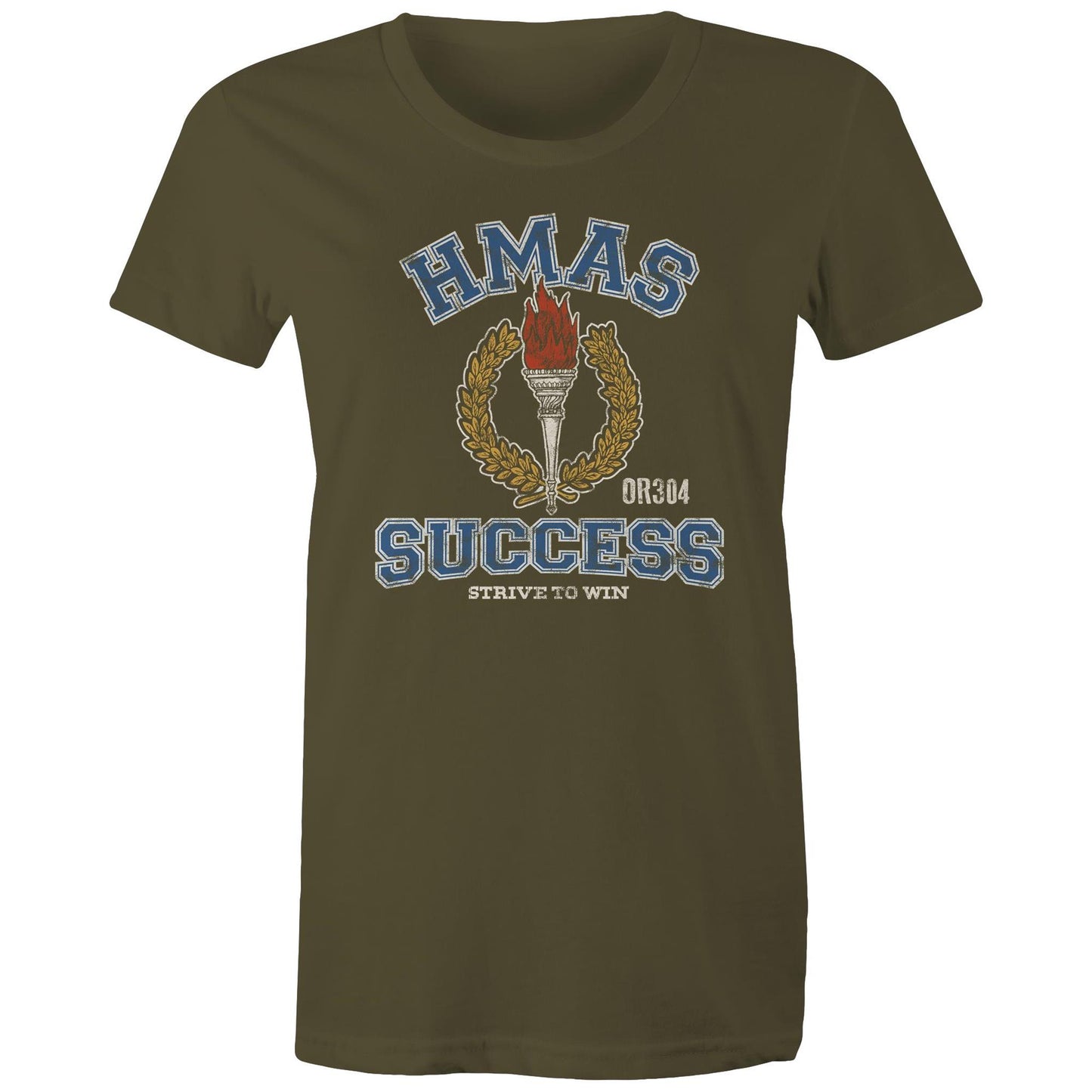 HMAS Success OR304 Women's T-shirt (style Alpha, colour)