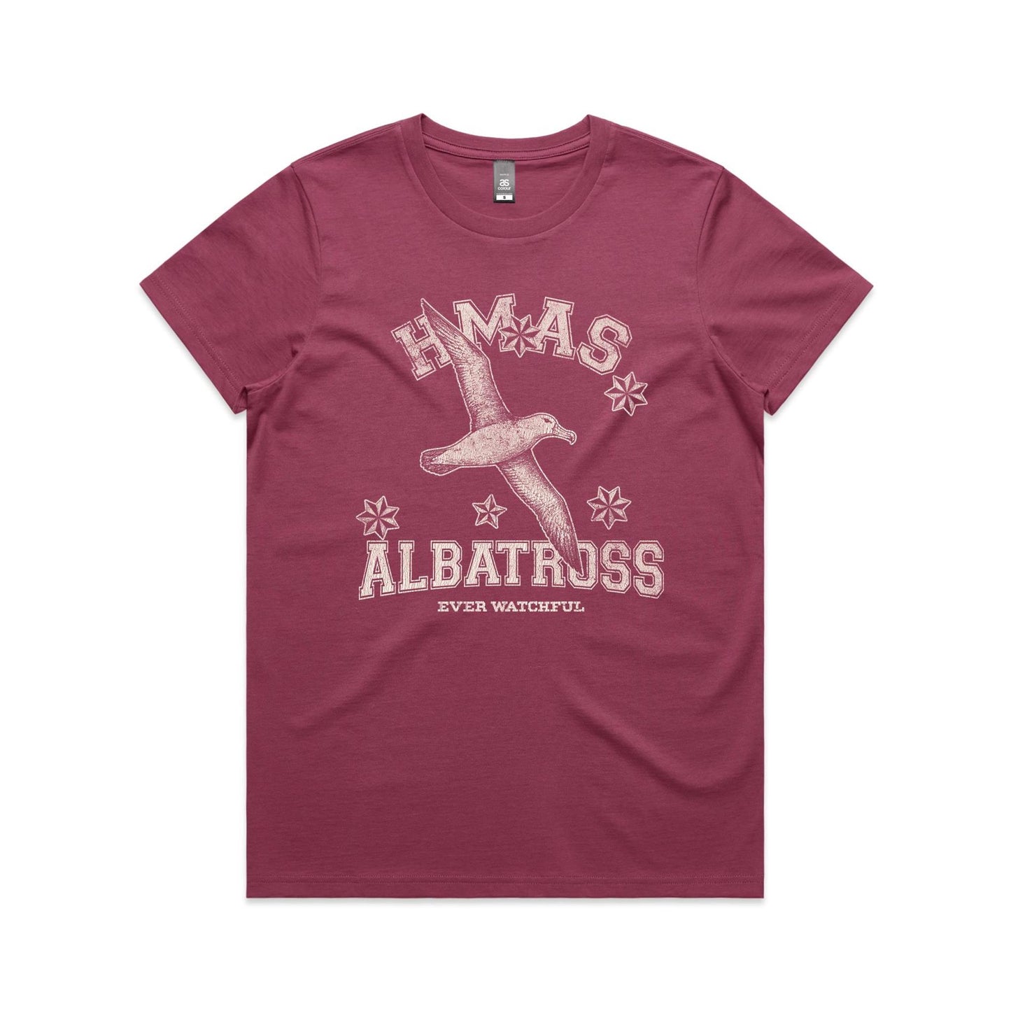 HMAS Albatross Women's T-shirt (style Alpha, white)