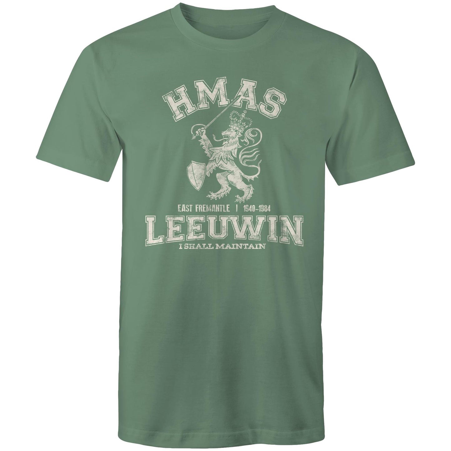 HMAS Leeuwin Men's T-shirt (style Alpha, white)