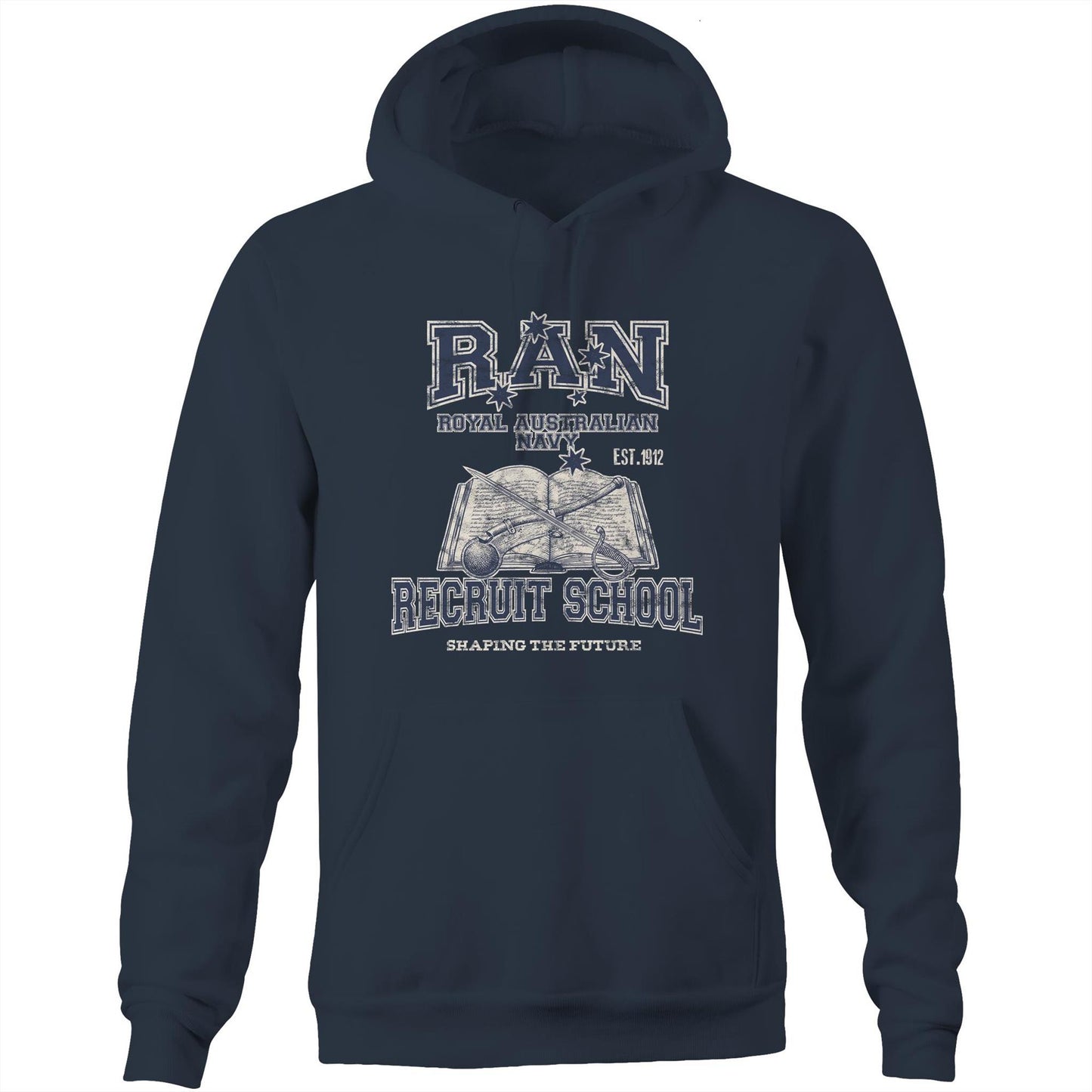 RAN Recruit School Men's Hoodie (style Alpha)