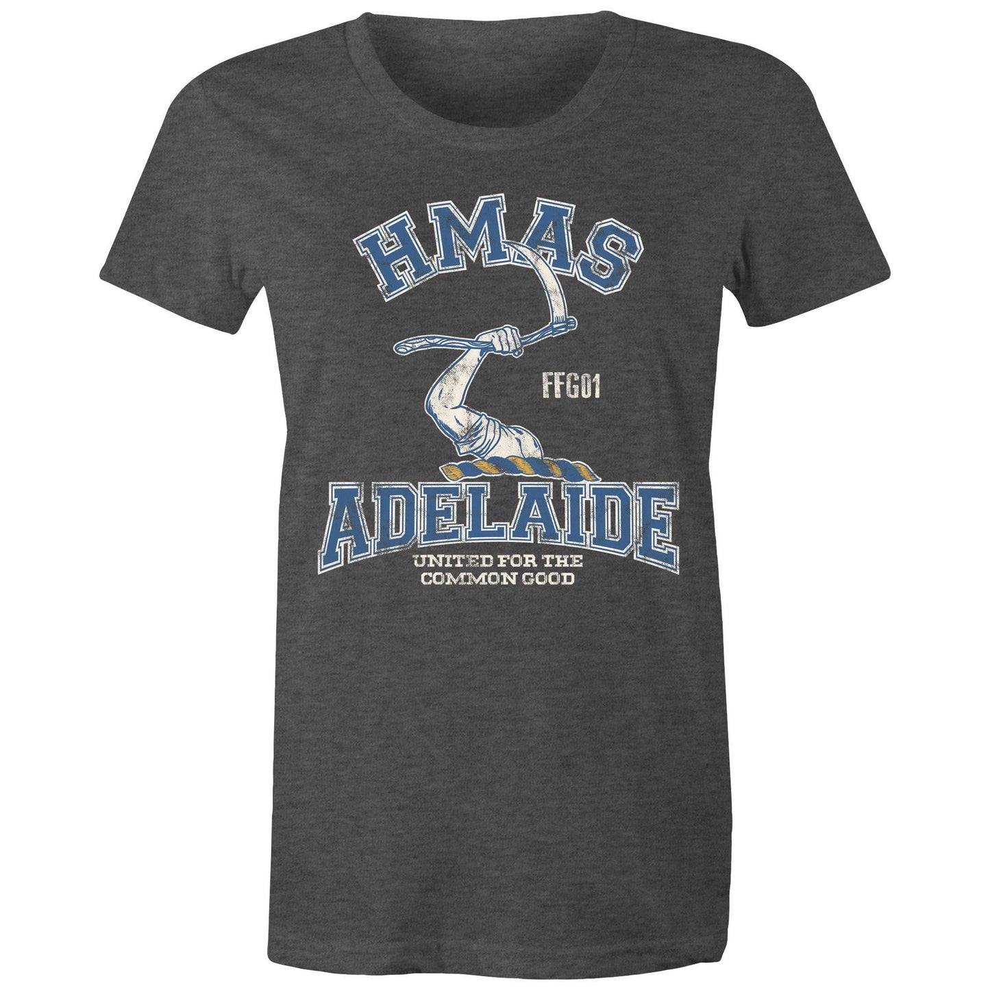 HMAS Adelaide (II) FFG01 Women's T-shirt colour (Style Alpha)