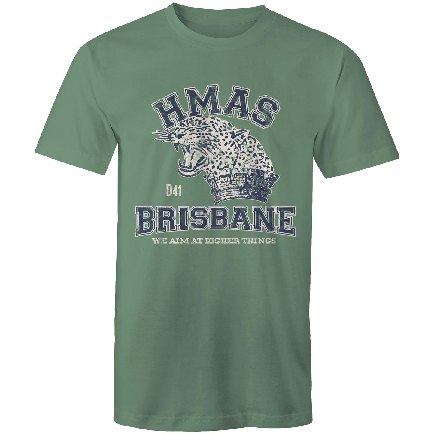 HMAS Brisbane (II) D42 Men's T-shirt (style Alpha, blue)