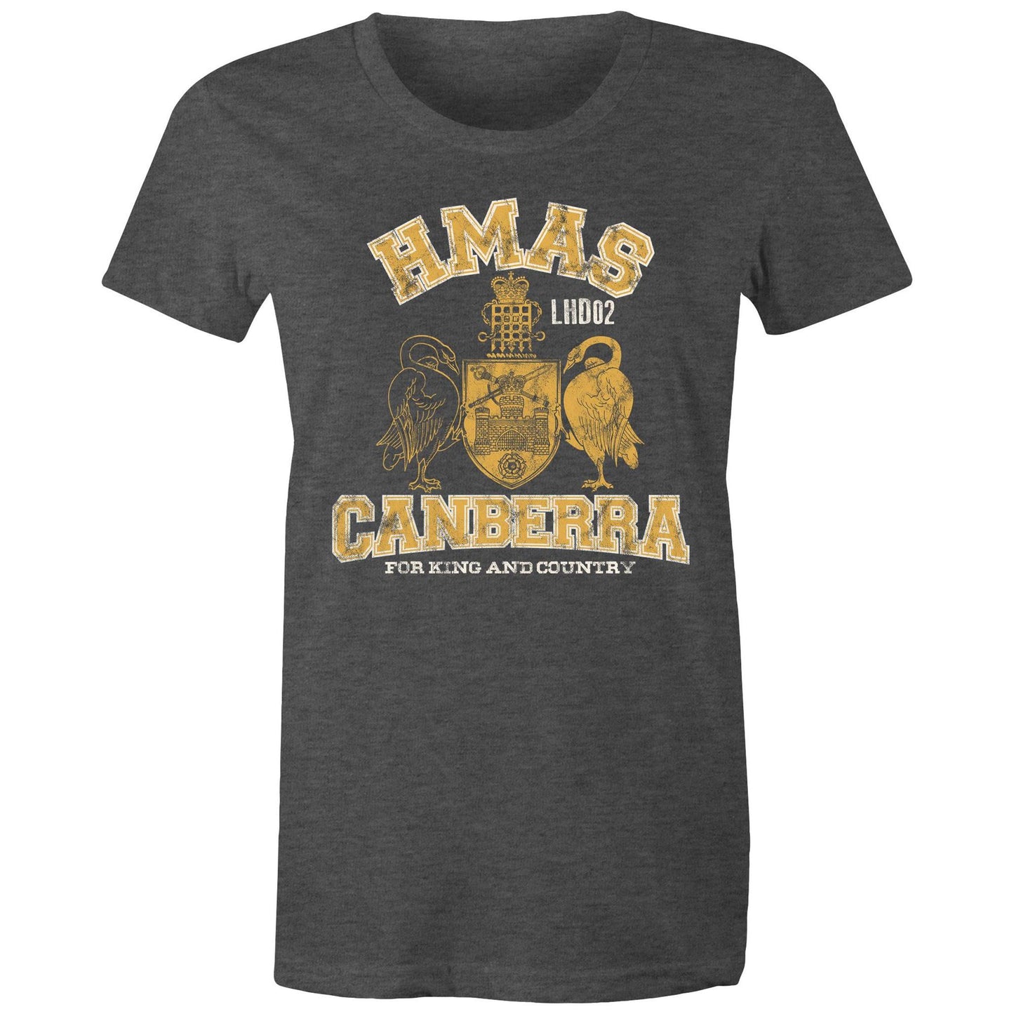 HMAS Canberra (III) L02 Women's T-shirt (style Alpha, colour)
