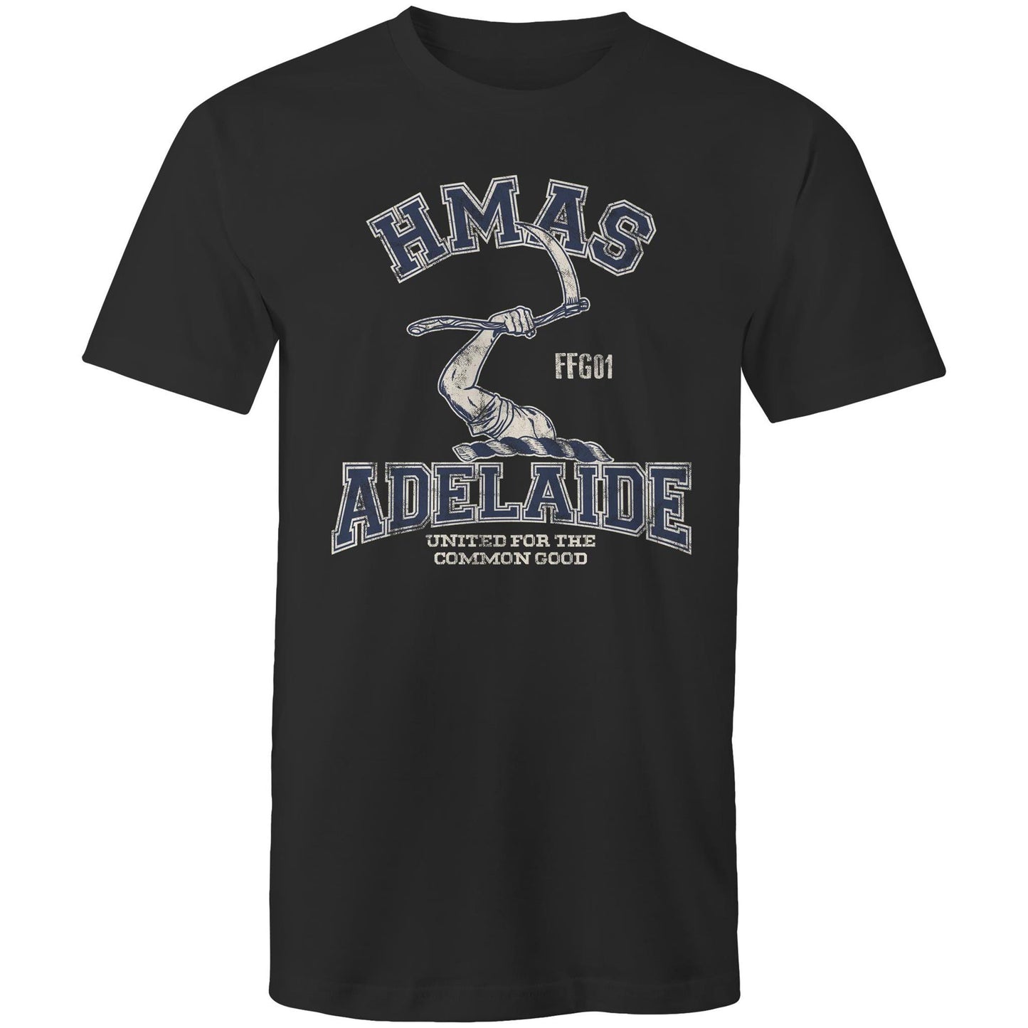 HMAS Adelaide (II) FFG01 Men's T-shirt blue (Style Alpha)