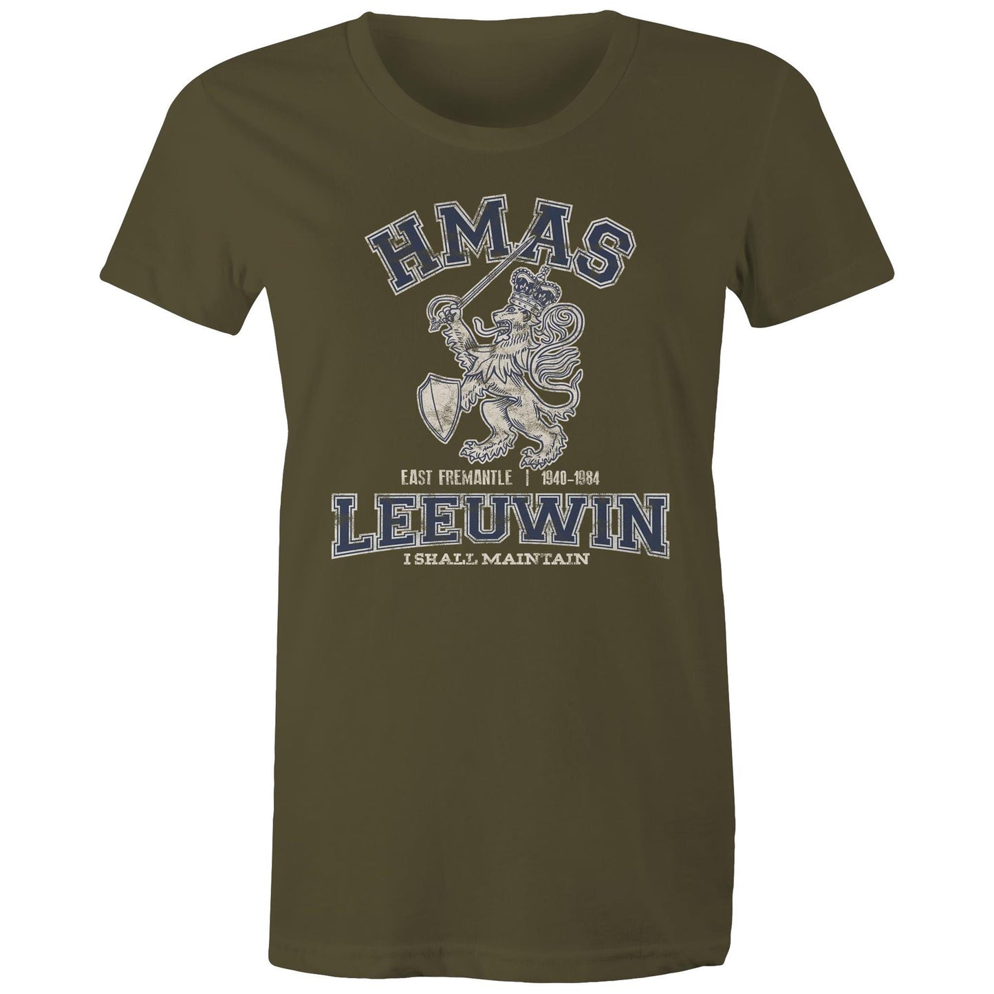 HMAS Leeuwin Women's T-shirt (style Alpha, blue)